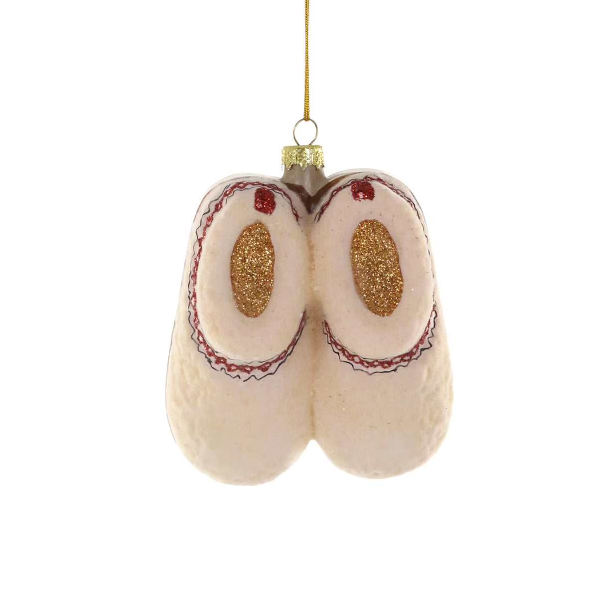 Cozy Fleece Slippers Ornament