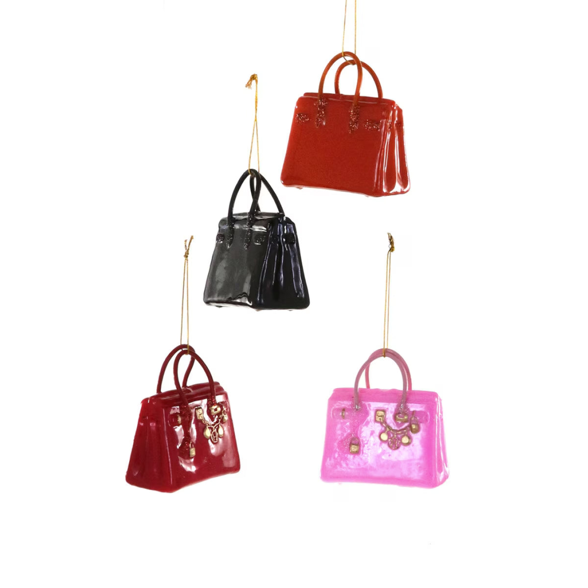 Luxury Bag Black / Pink / Red Ornament