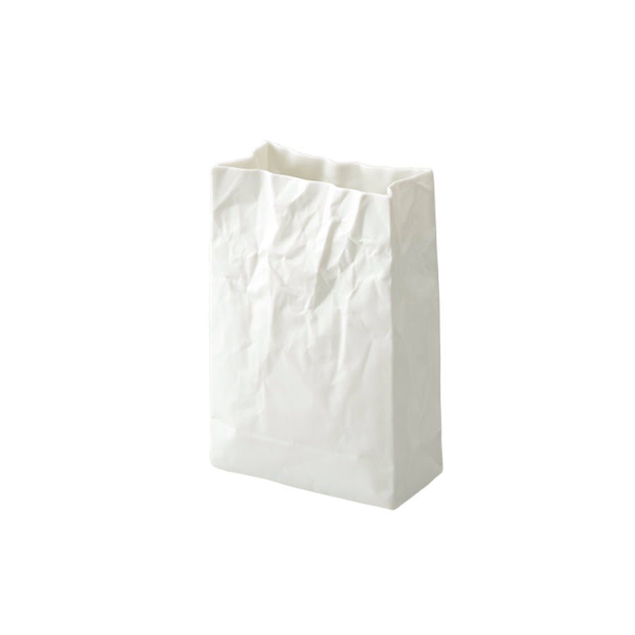 Crinkle Paper Bag Vase S