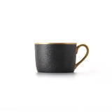 Cuir Gold-glaze Coffee Cup & Saucer