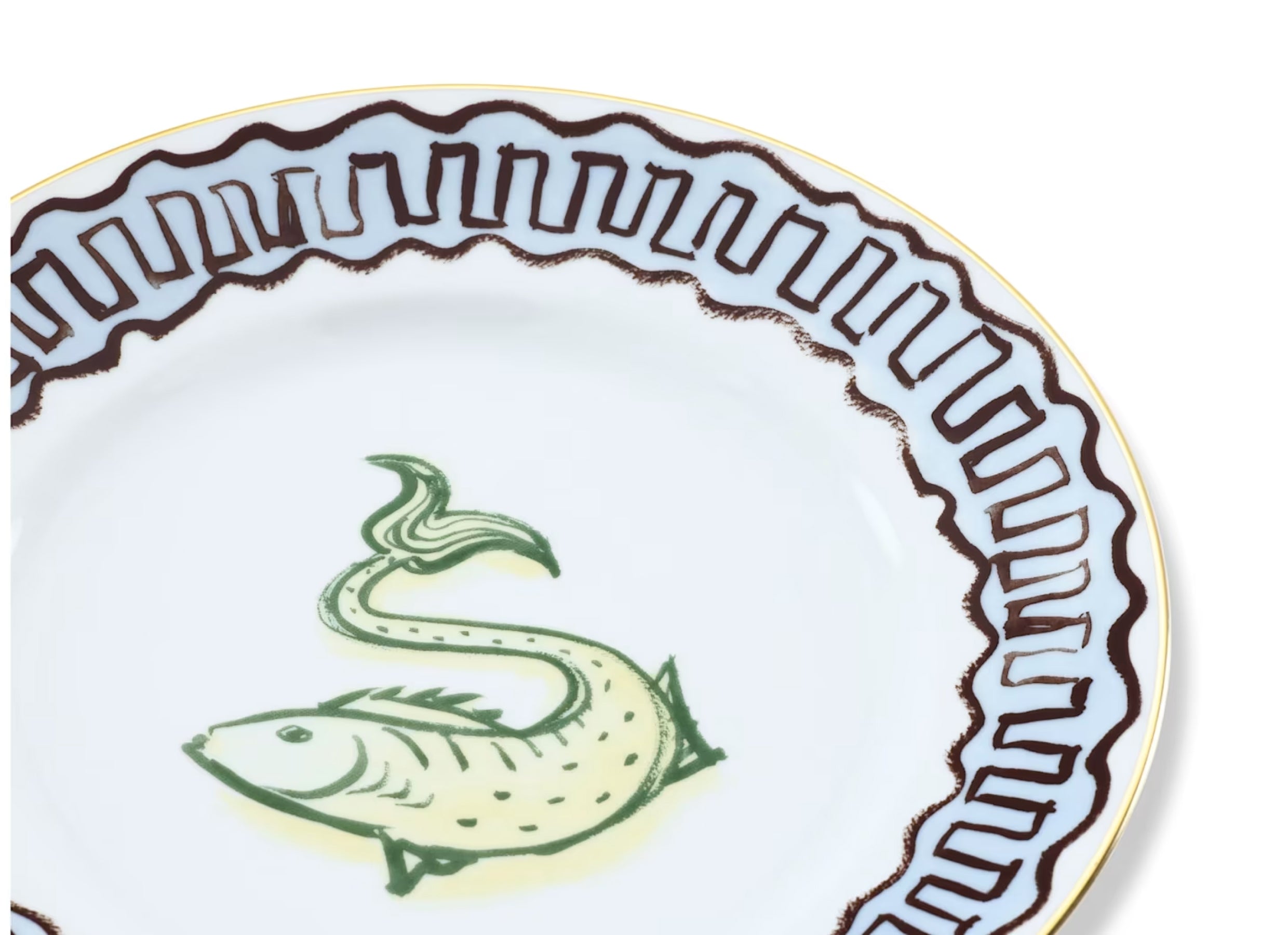 Il Viaggio di Nettuno Dessert Plate Sky Blue