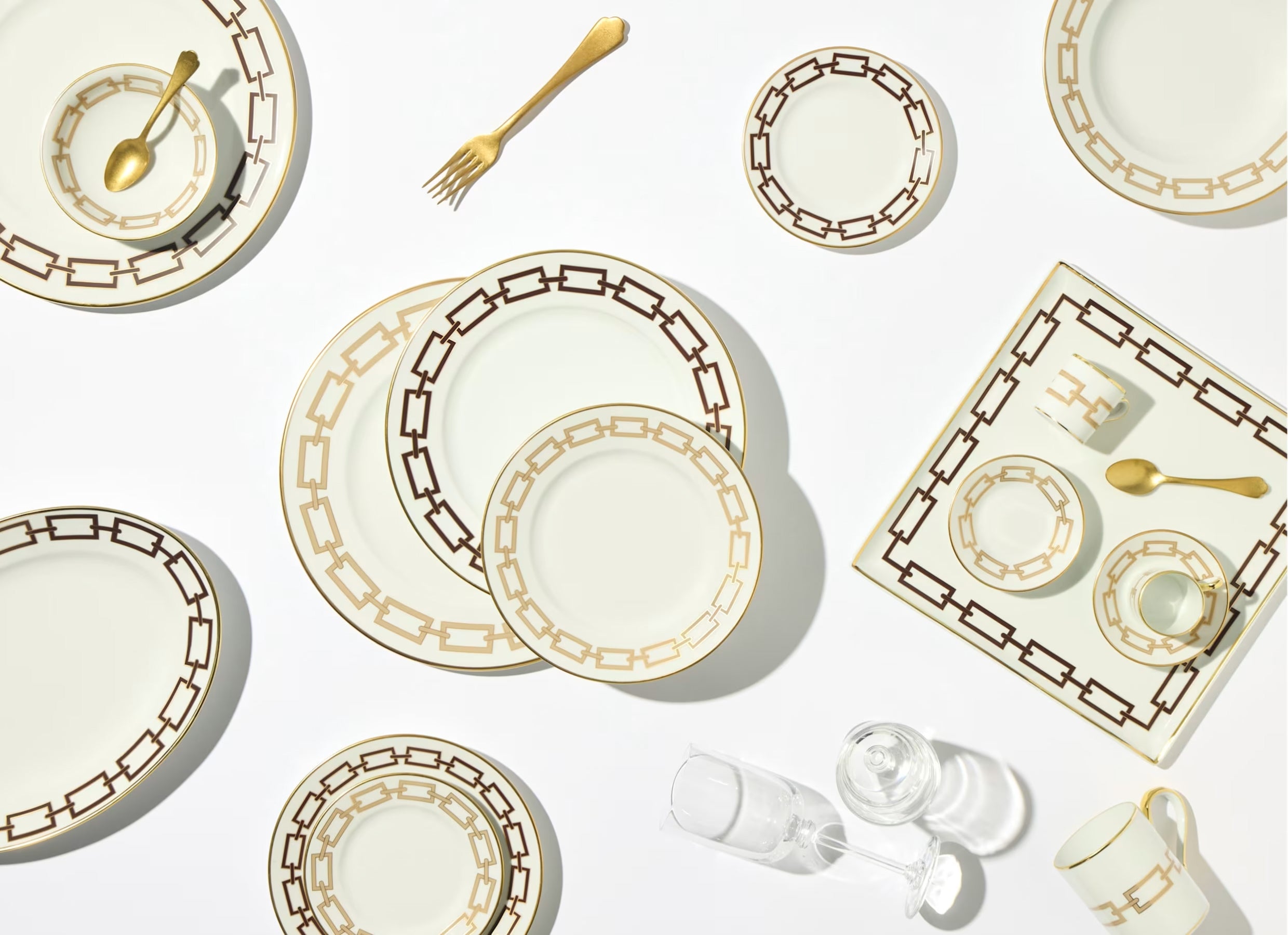 Catene Ebano Flat Dinner Plate