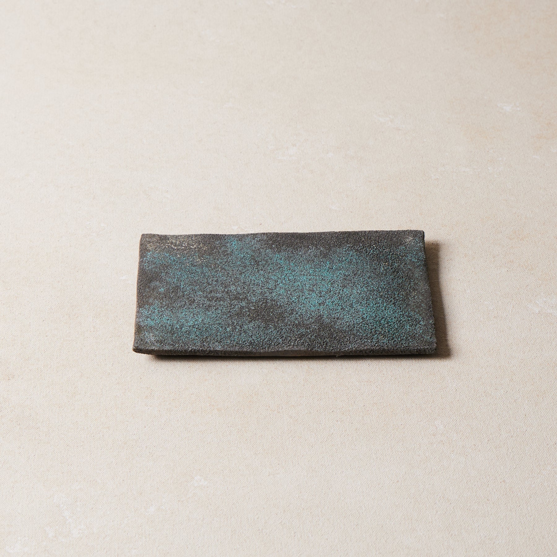 Etsuji Noguchi Rectangle Plate Teal 2026