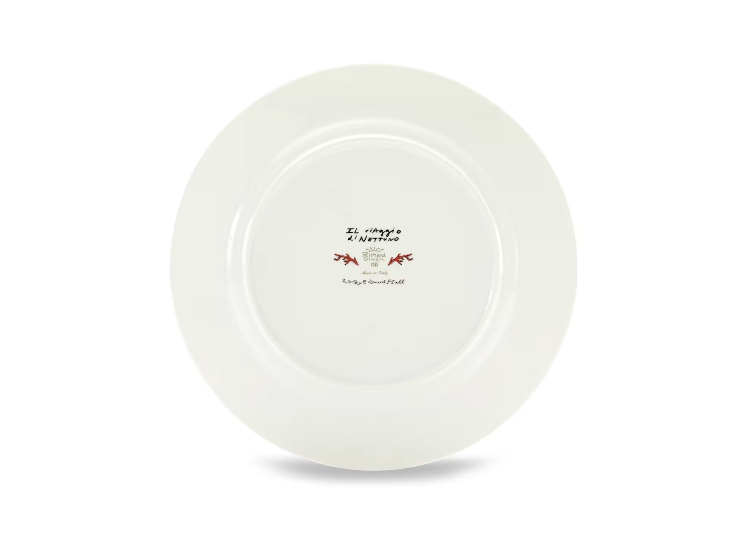 Il Viaggio di Nettuno Flat Dinner Plate Terracotta