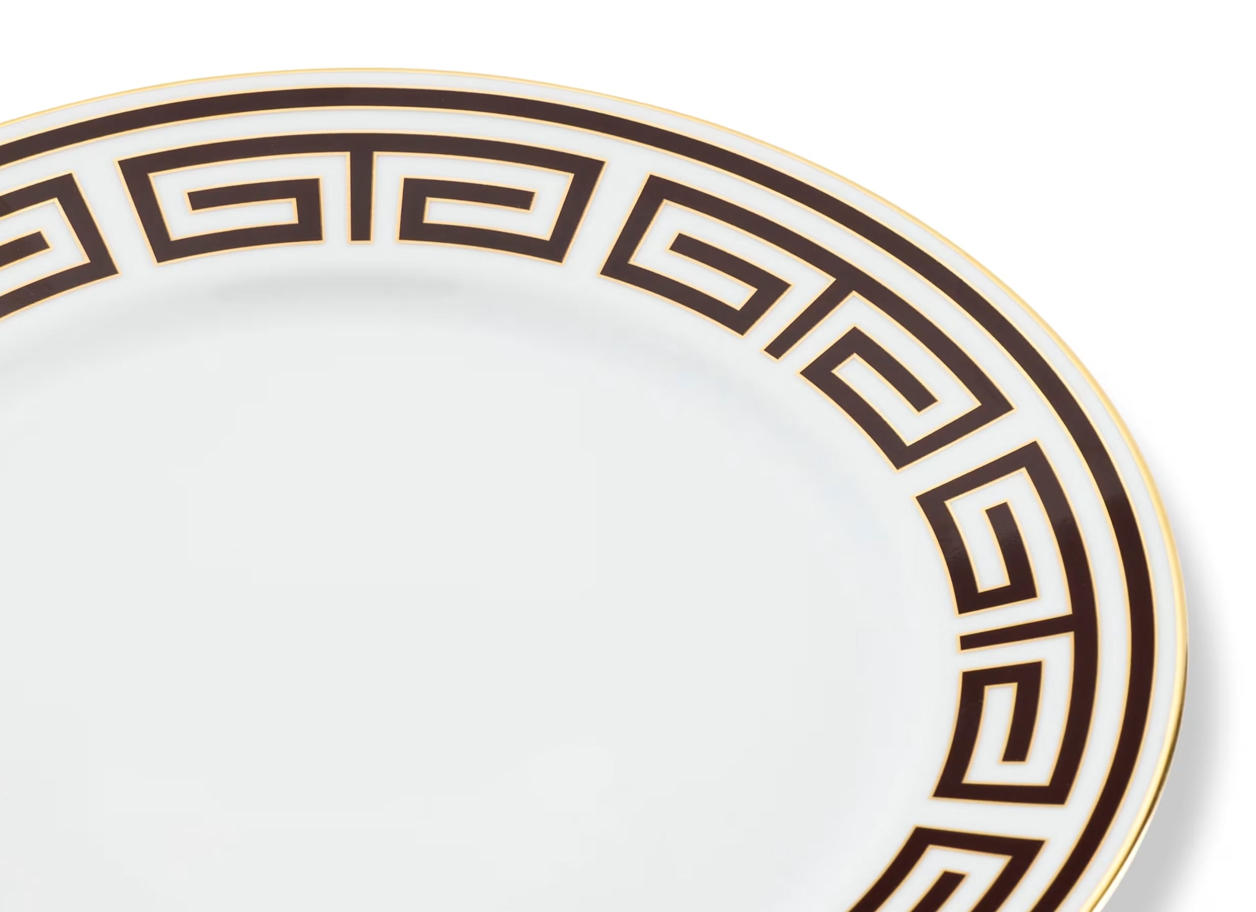 Labirinto Ebano Flat Dinner Plate