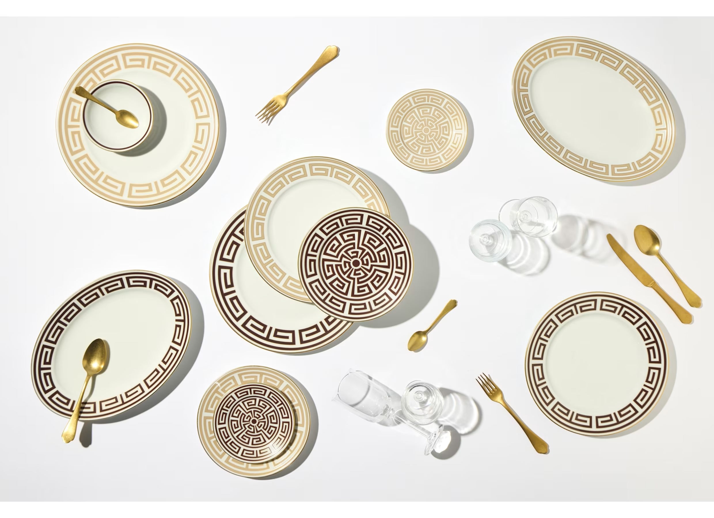 Labirinto Ebano Flat Dinner Plate