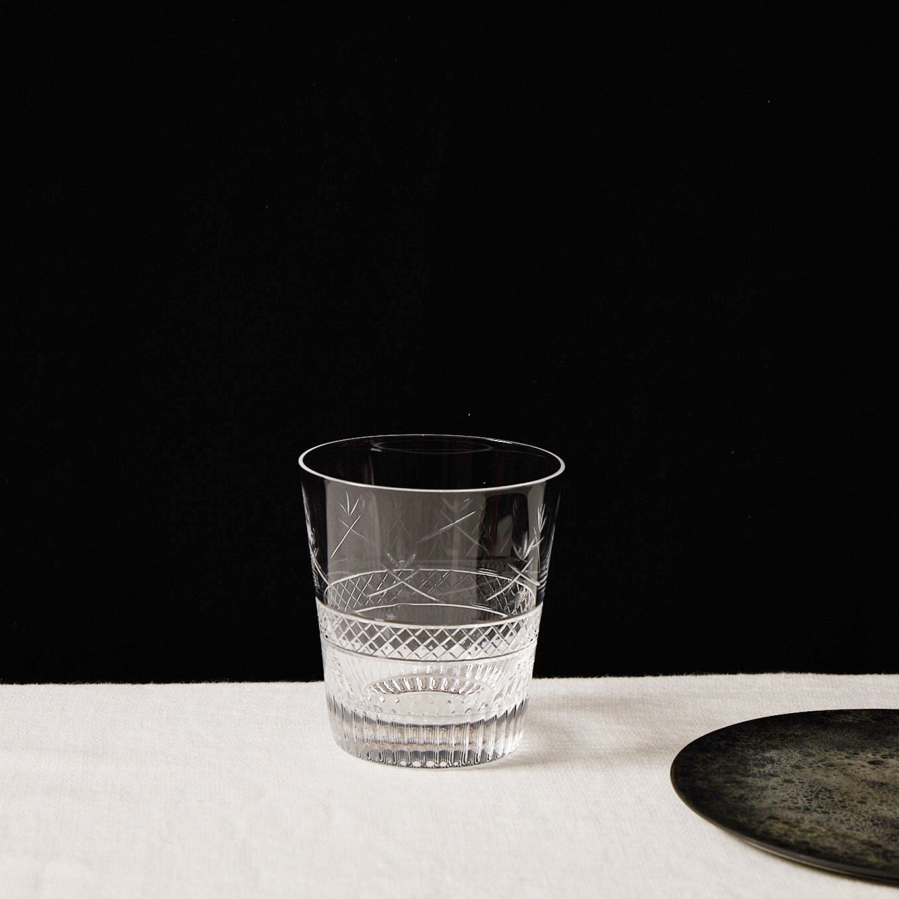 Haruya Hiroshima Crystal Rock Glass - Ceremony