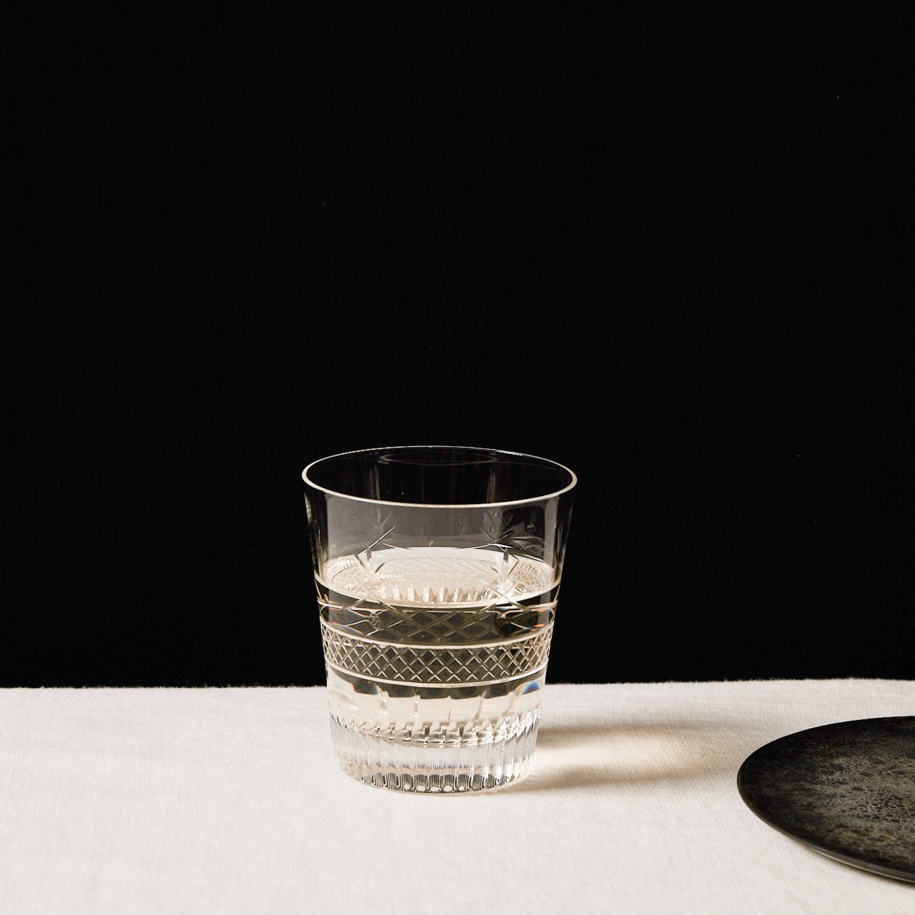 Haruya Hiroshima Crystal Rock Glass - Ceremony