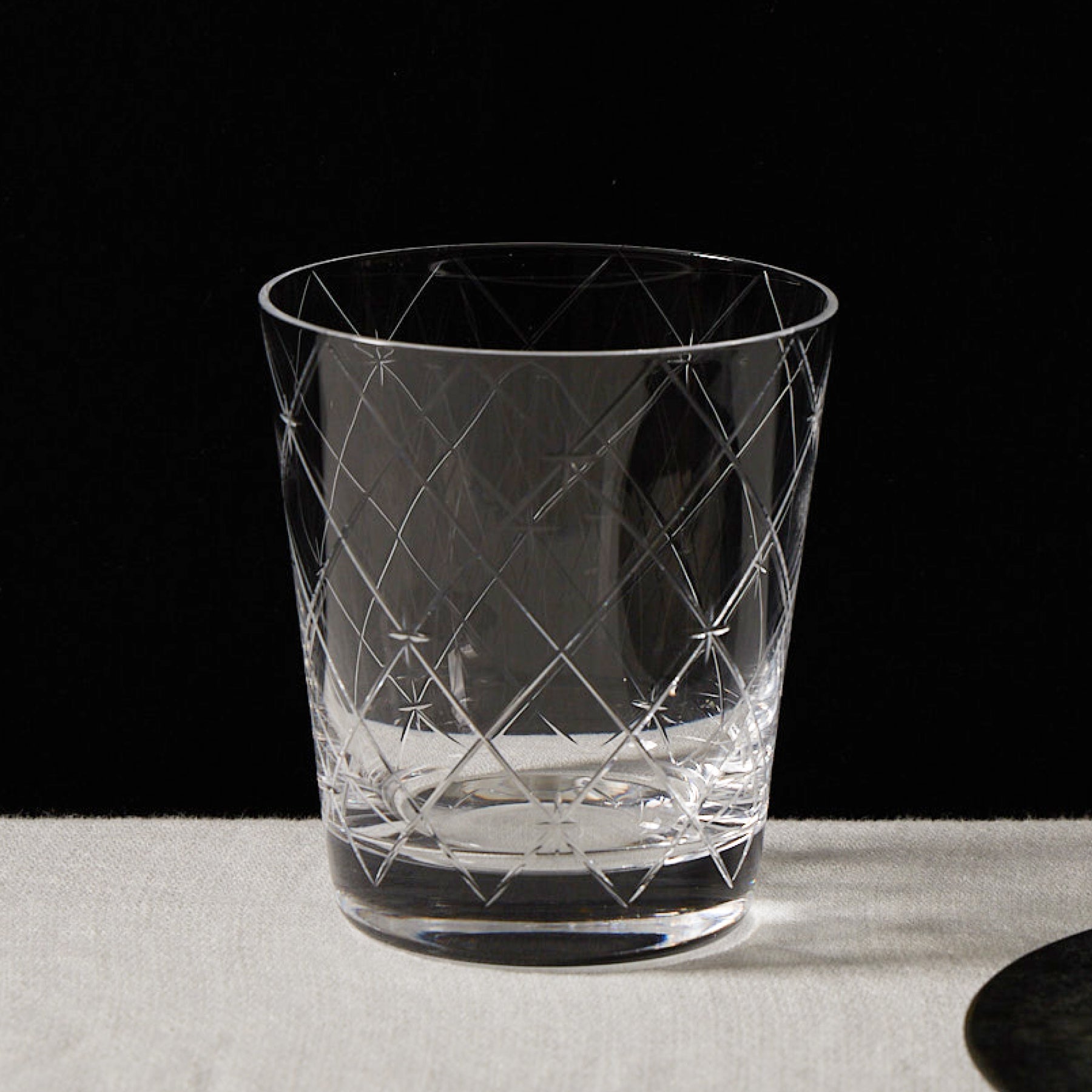 Haruya Hiroshima Crystal Rock Glass