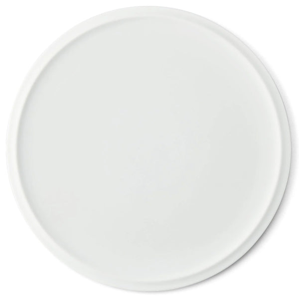 Flat Rim Plate 12" - Matte White