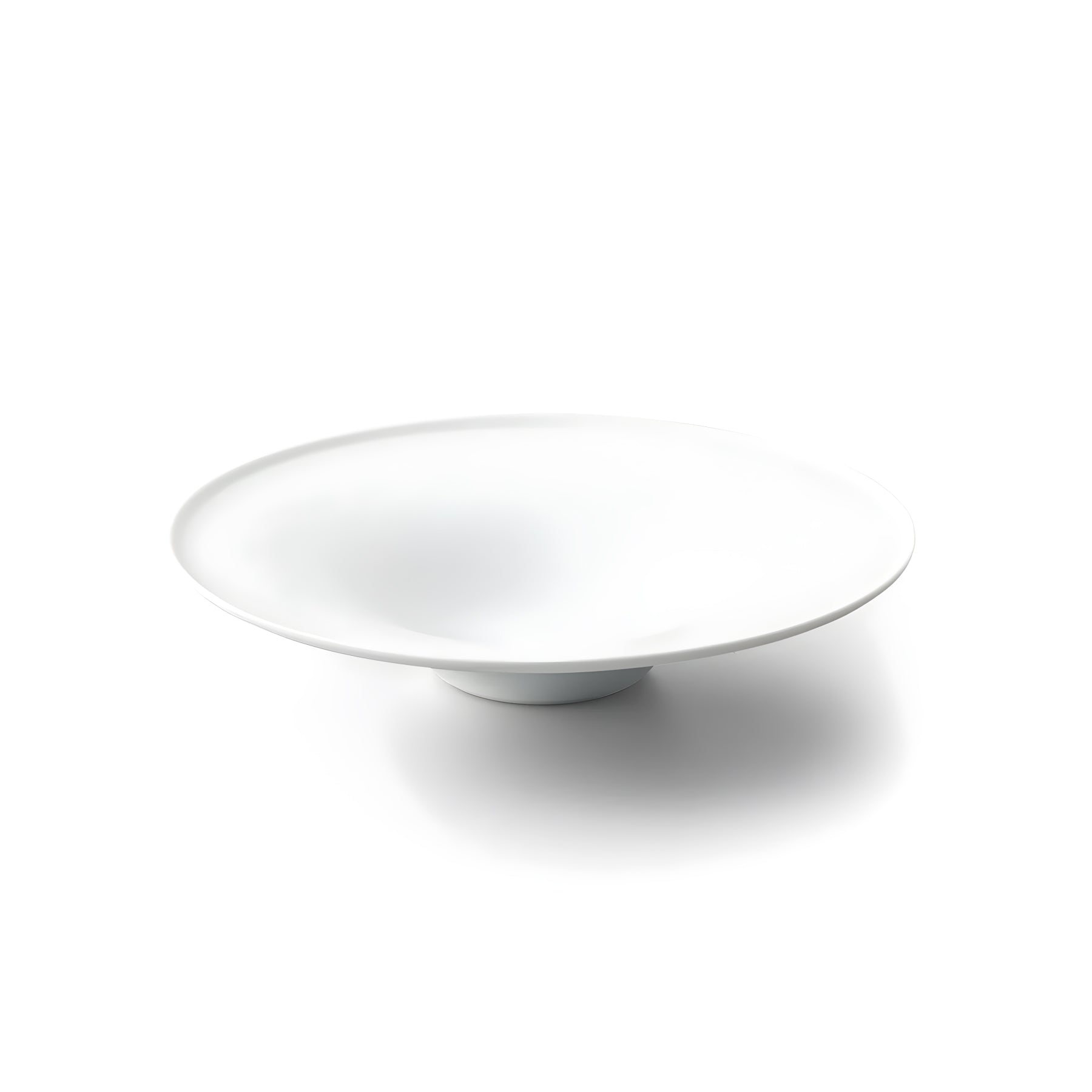 Bowl with Rim 10" - Matte White