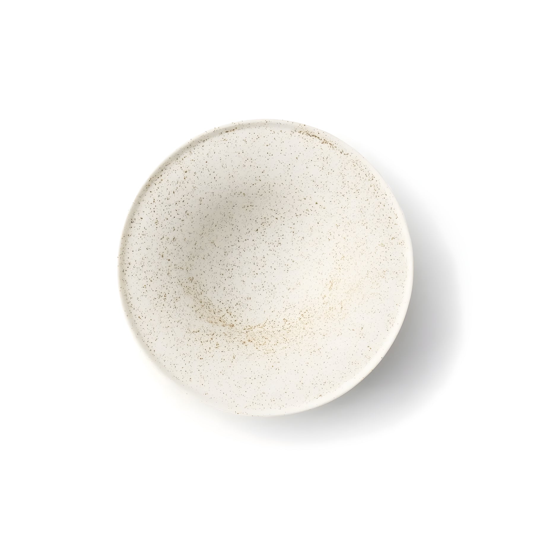 Bowl with Rim 7" - Nashiji White