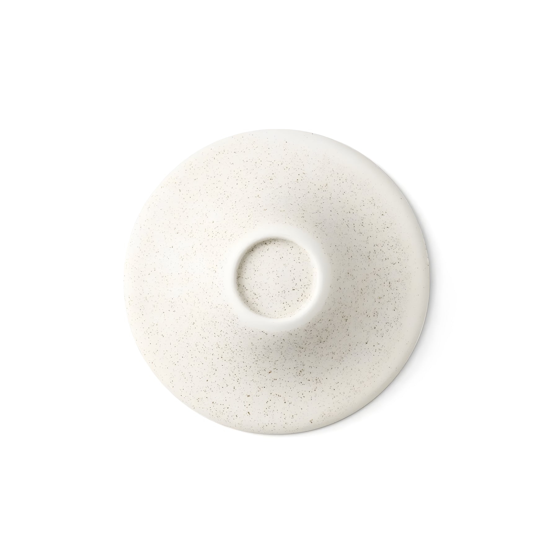 Bowl with Rim 7" - Nashiji White