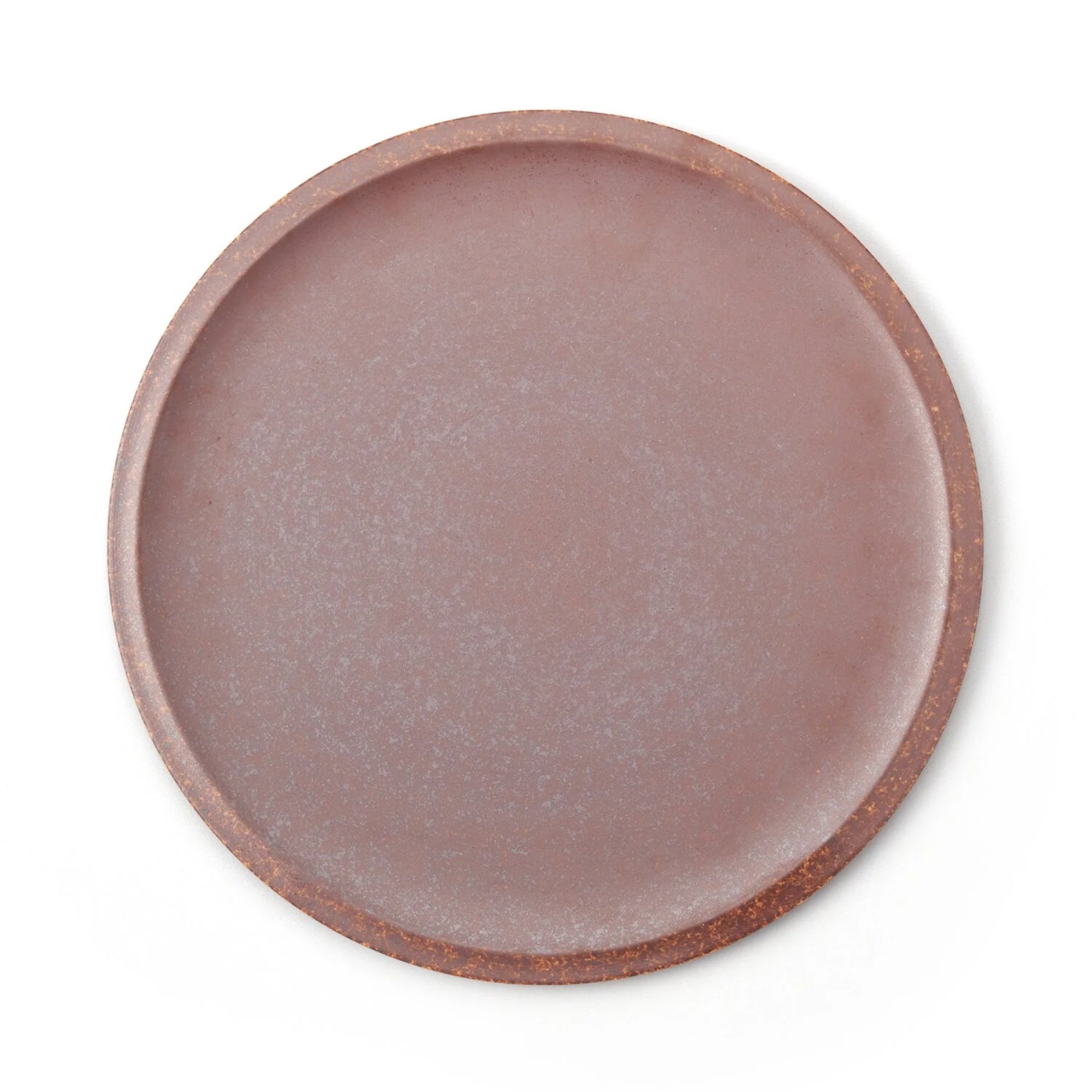 Flat Rim Plate - Iron Rust