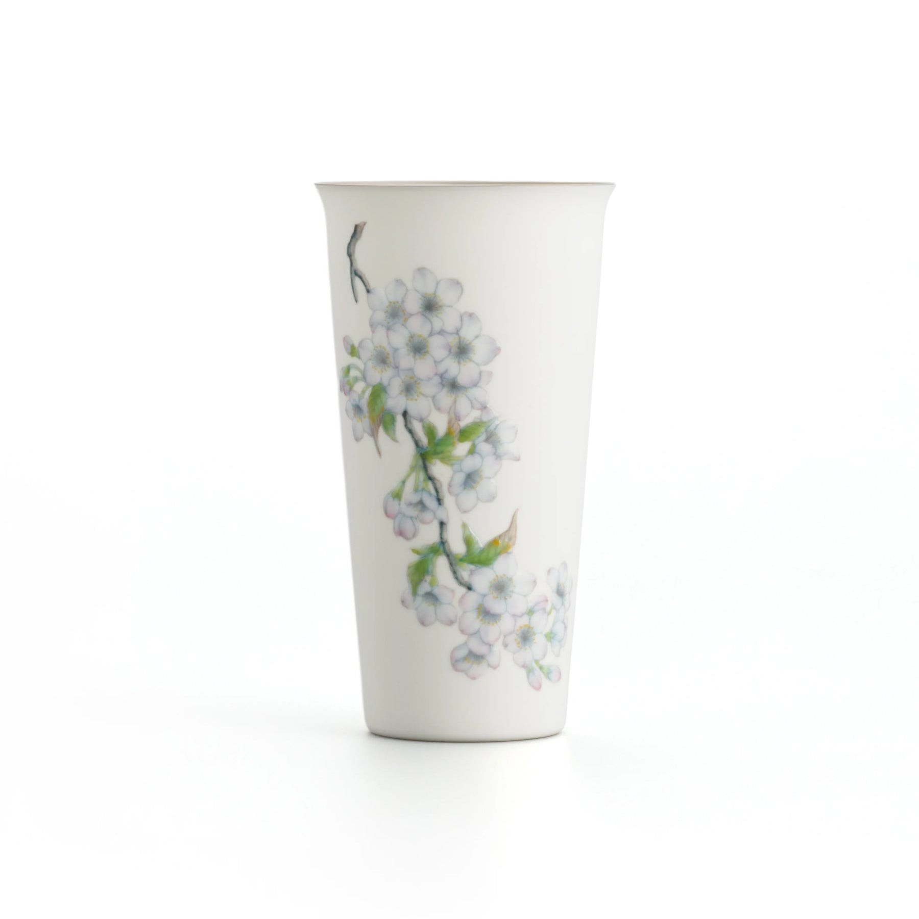 Tumbler - Cherry Blossoms Silver