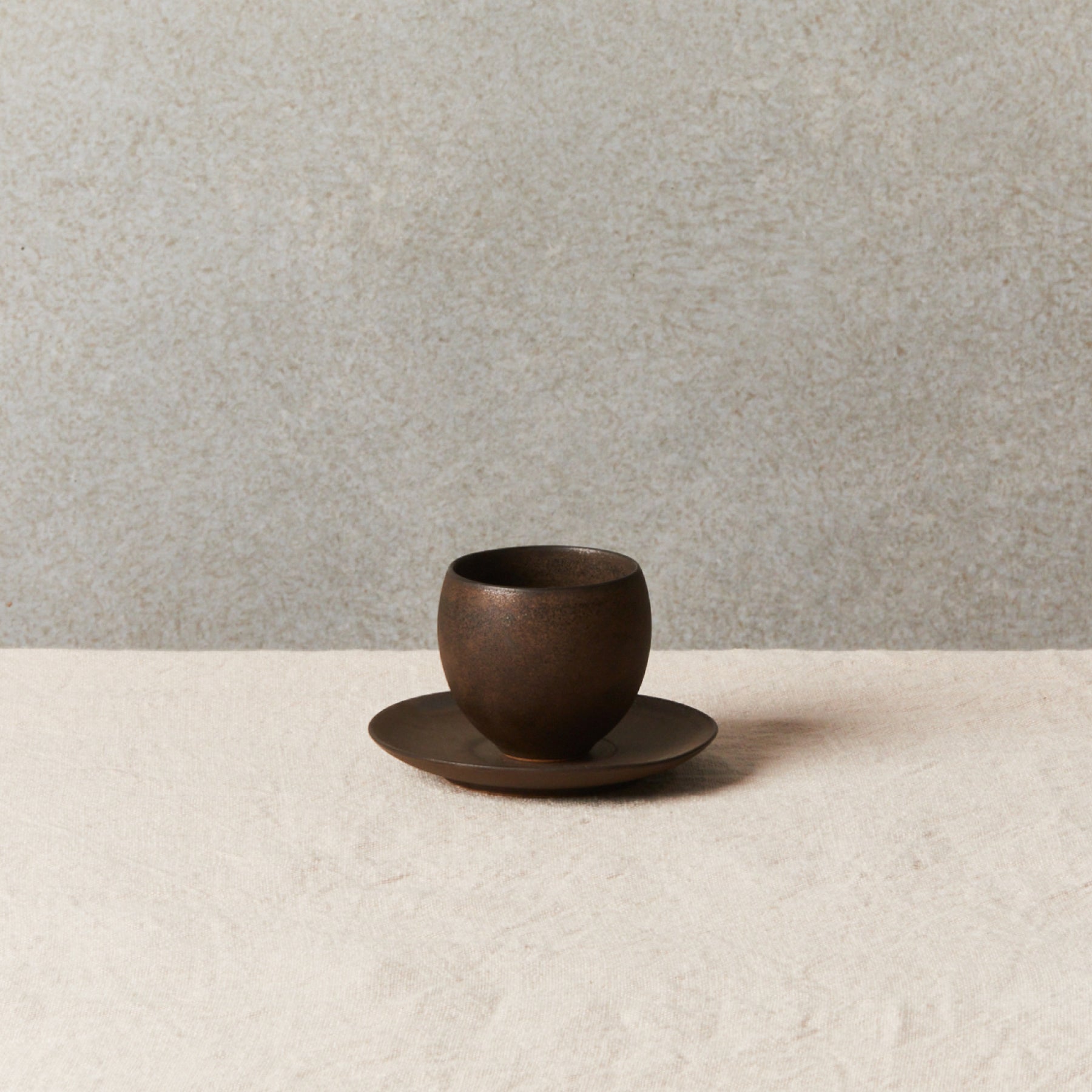 Patina U Cup and Saucer S