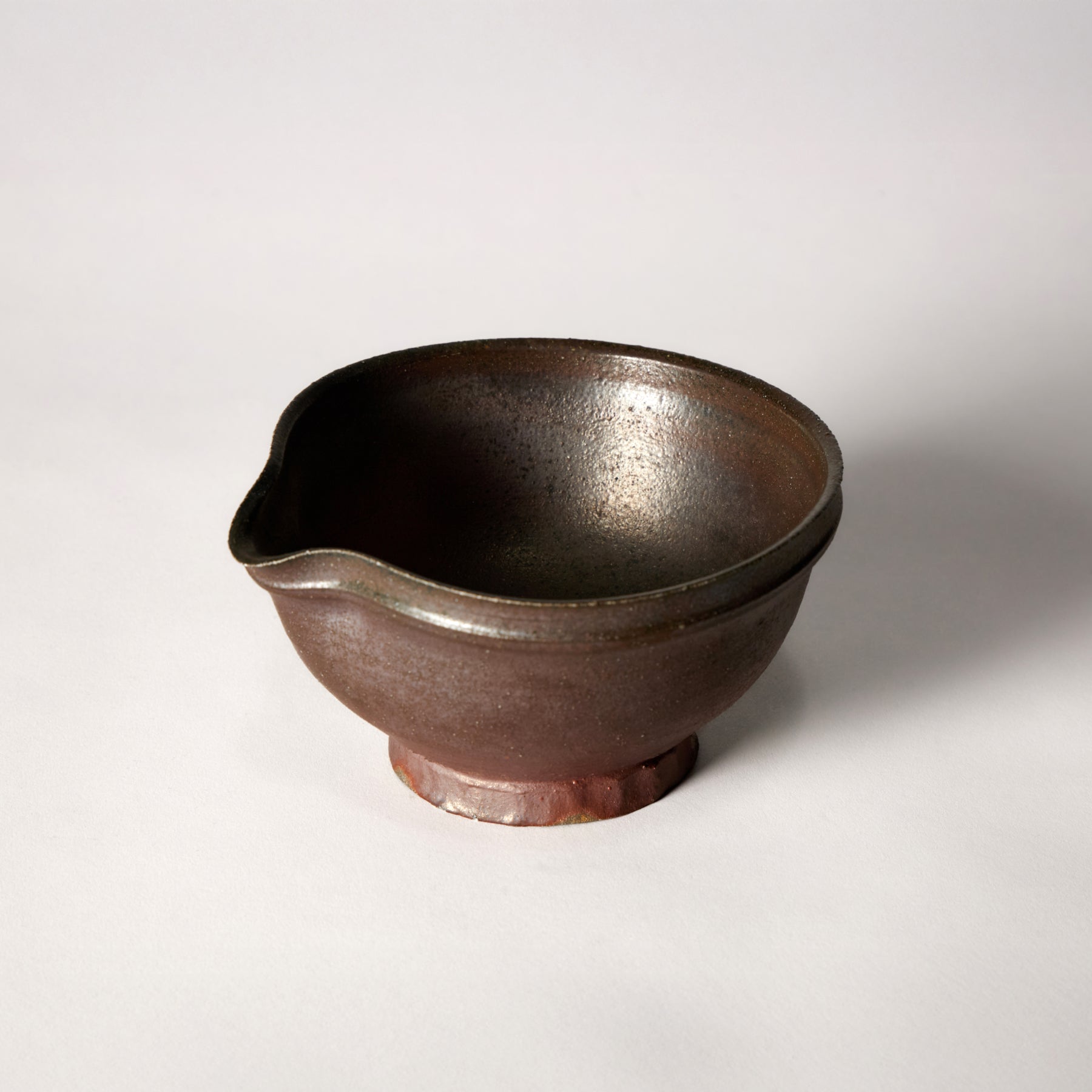 Koji Sugie Wood Fired Kiln Spouted Bowl