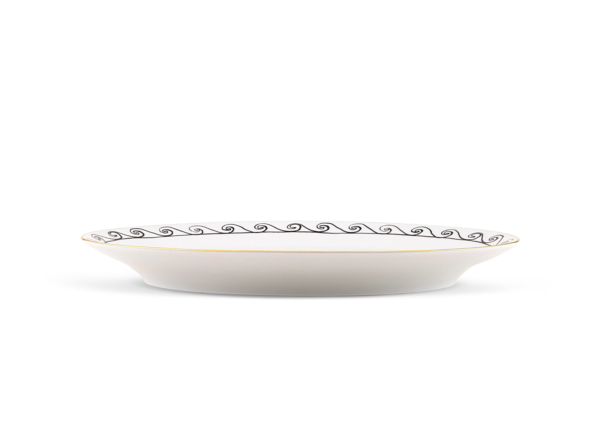 Il Viaggio di Nettuno Large Oval Platter Chariot
