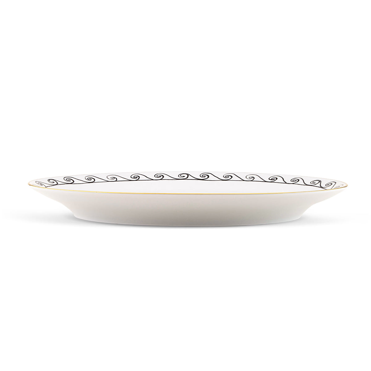 Il Viaggio di Nettuno Large Oval Platter Chariot