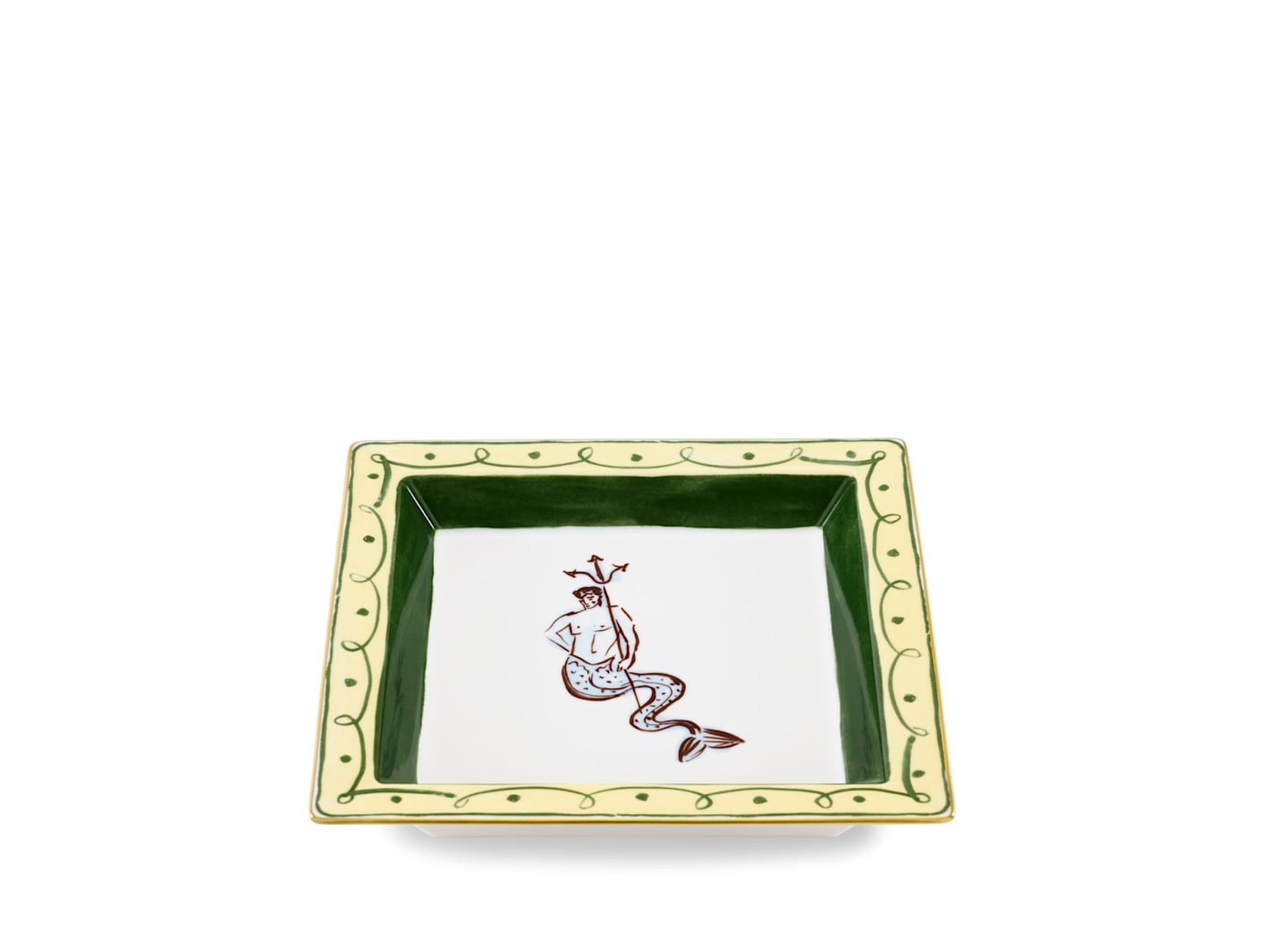 Il Viaggio di Nettuno Large Square Change Tray Amalfi Lemon
