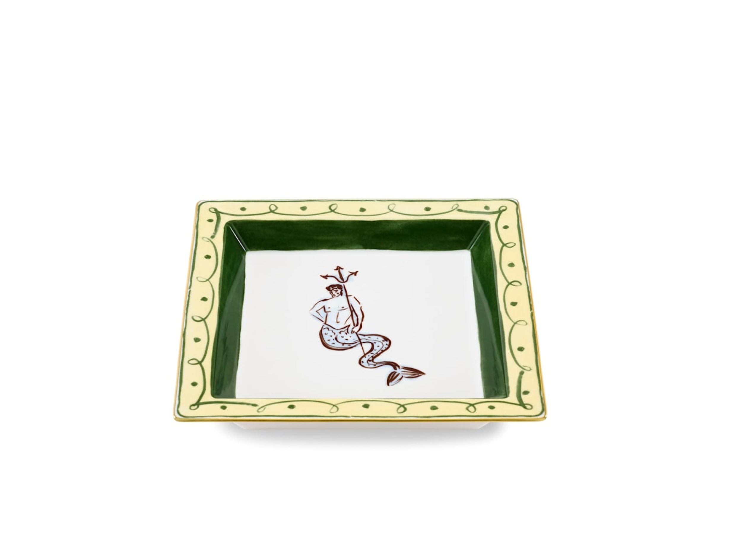 Il Viaggio di Nettuno Large Square Change Tray Amalfi Lemon