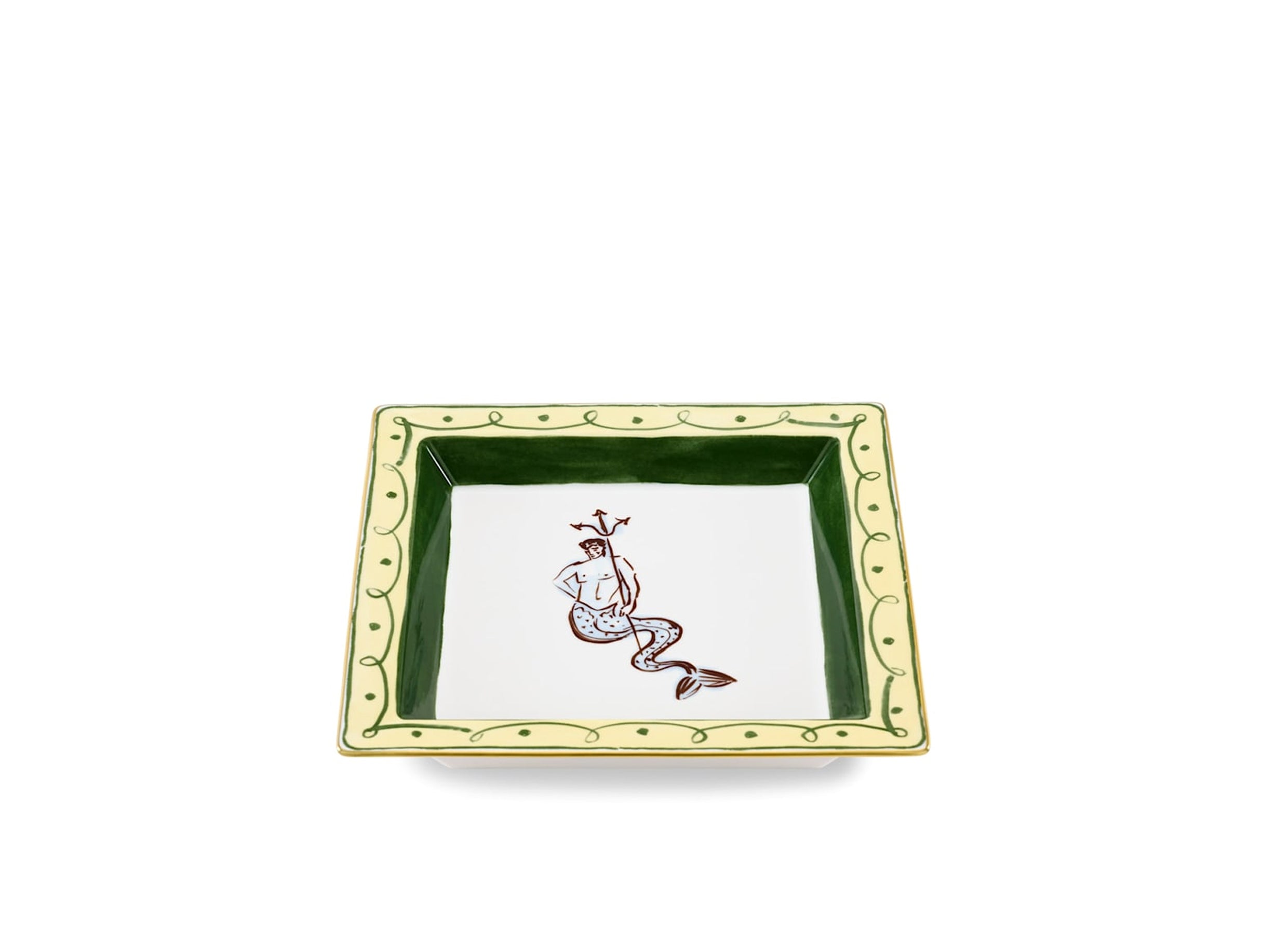 Il Viaggio di Nettuno Large Square Change Tray Amalfi Lemon