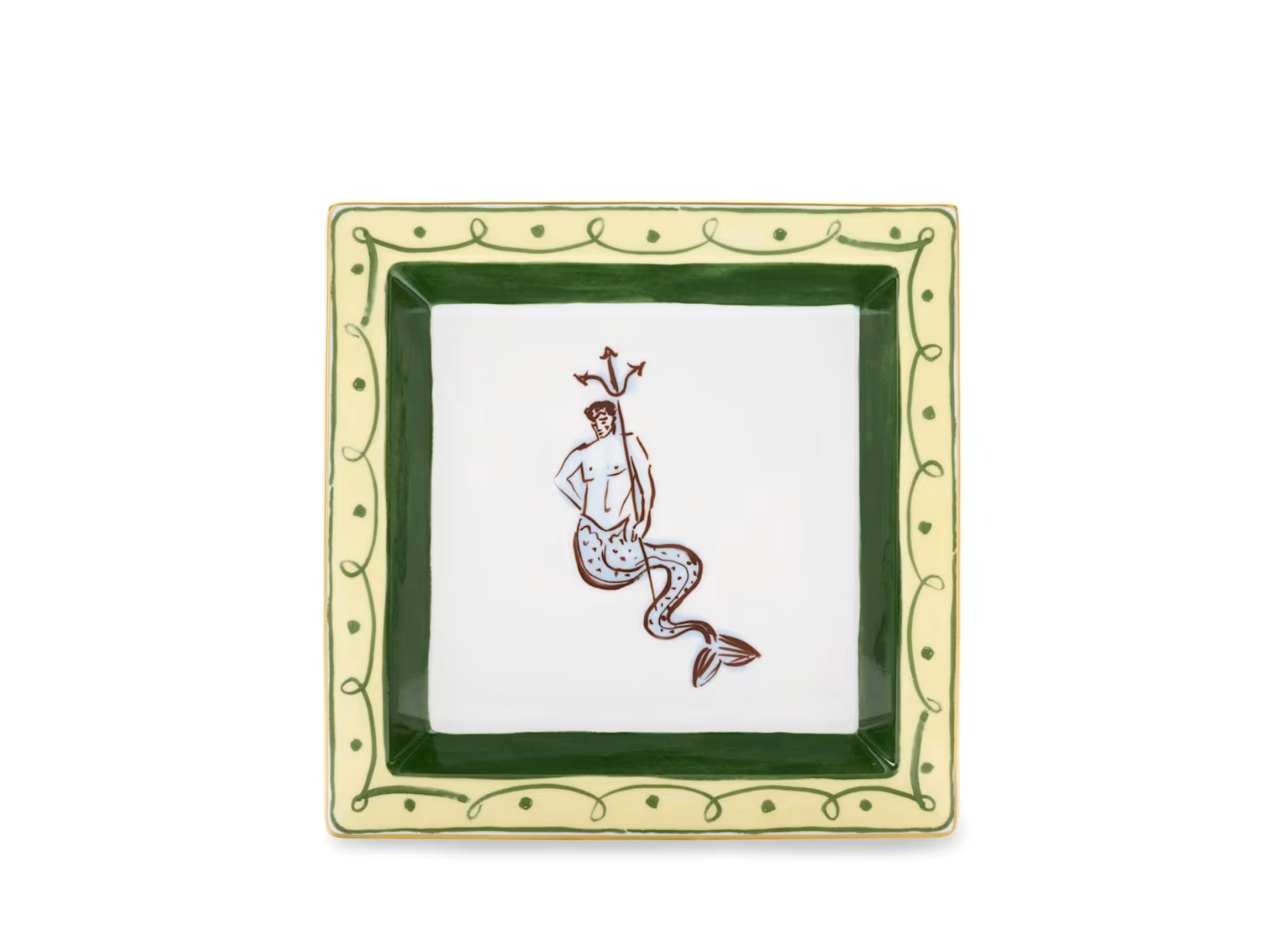 Il Viaggio di Nettuno Large Square Change Tray Amalfi Lemon