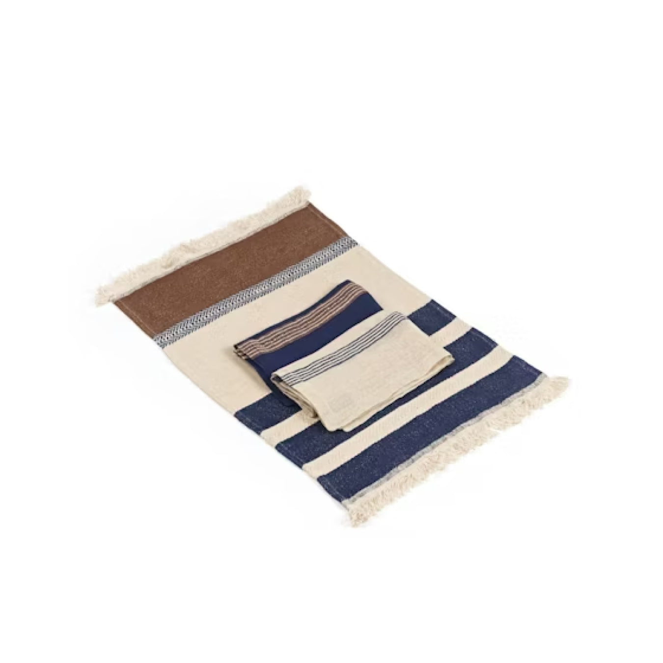 Marina Stripe Placemat Indigo
