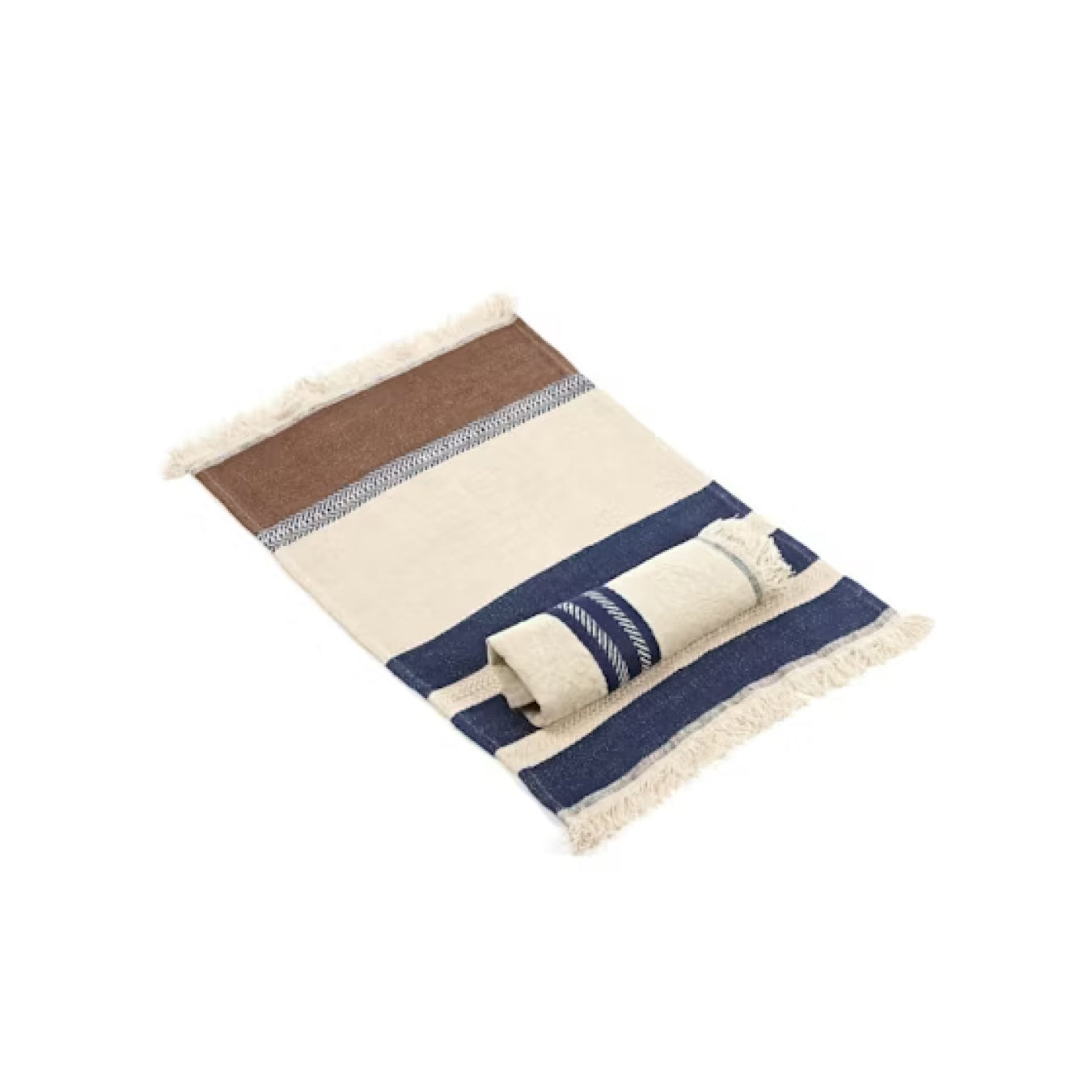 Marina Stripe Placemat Indigo