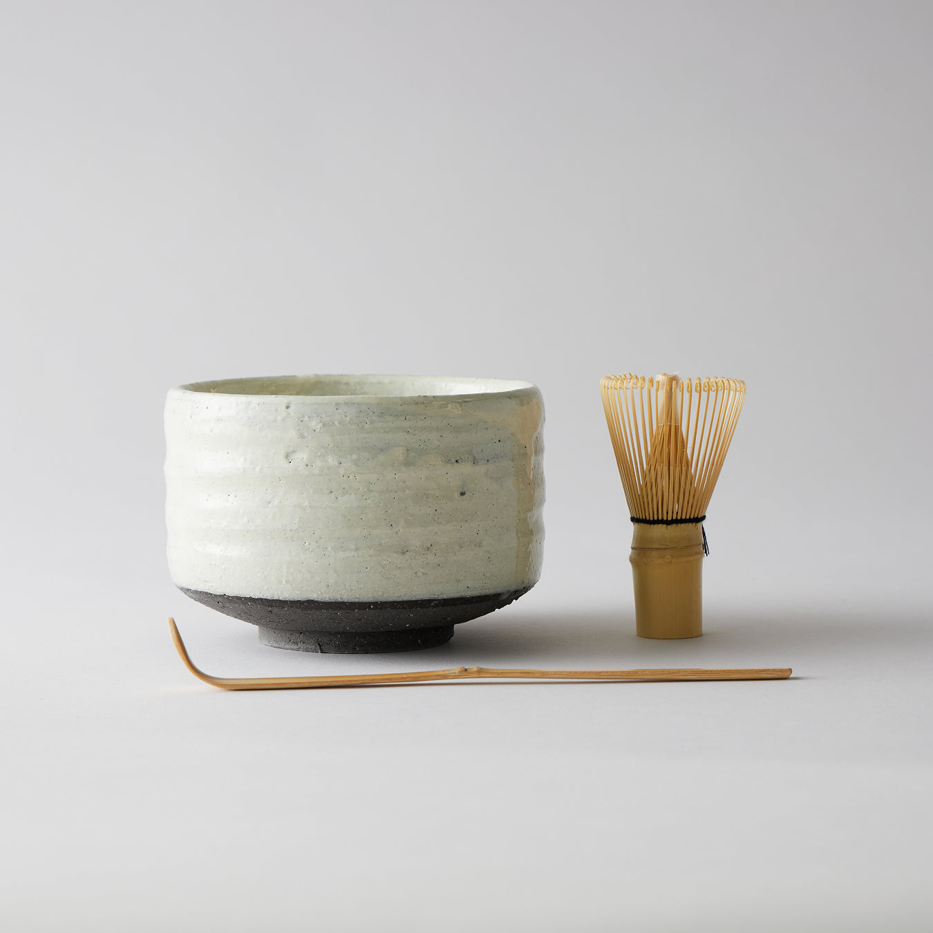 Matcha Bowl Set – Straight-Sided Kohiki Glaze