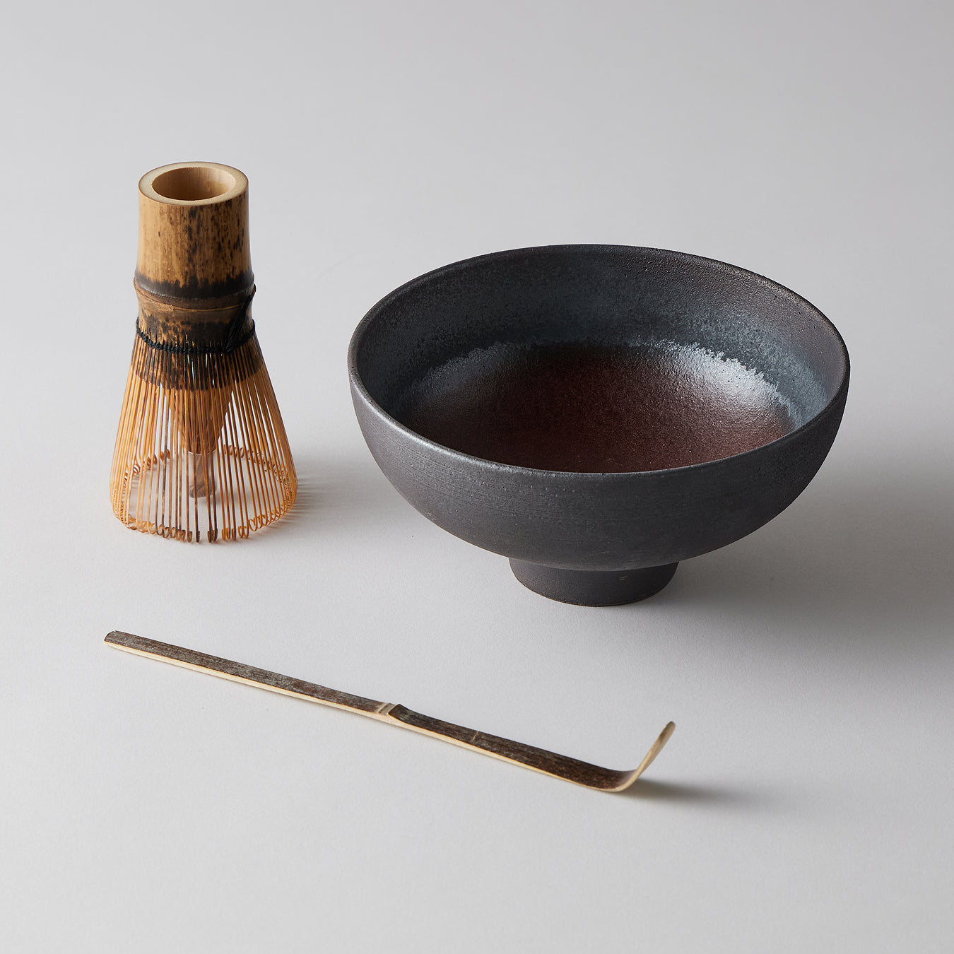 Matcha Bowl Set – Kinsai Gray Glaze