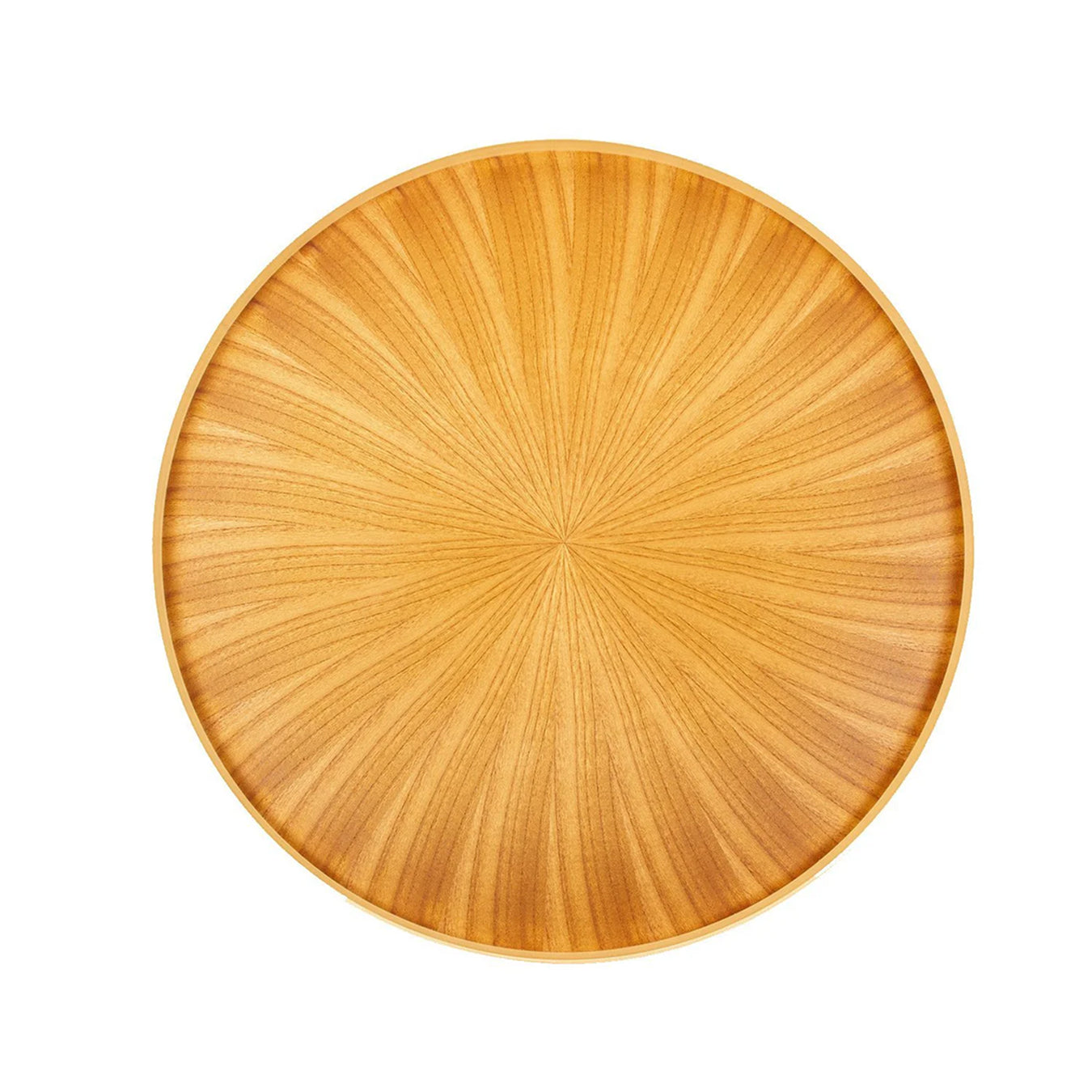 Mori Kougei Round Rays Wood Tray 11" - Zelkova