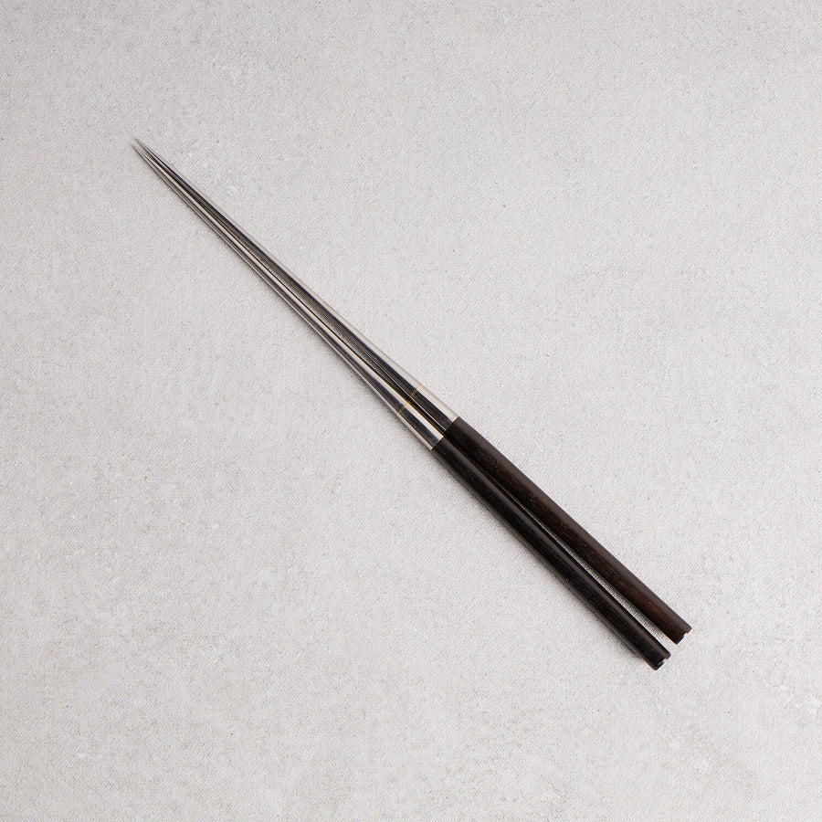 Moribashi Plating Chopsticks - Round Ebony Handle