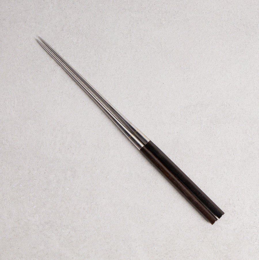 Moribashi Plating Chopsticks - Round Ebony Handle
