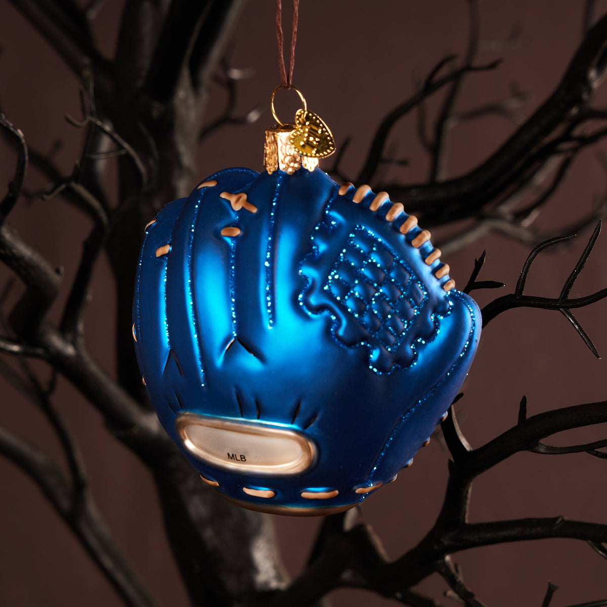 Dodgers Baseball Mitt Ornament