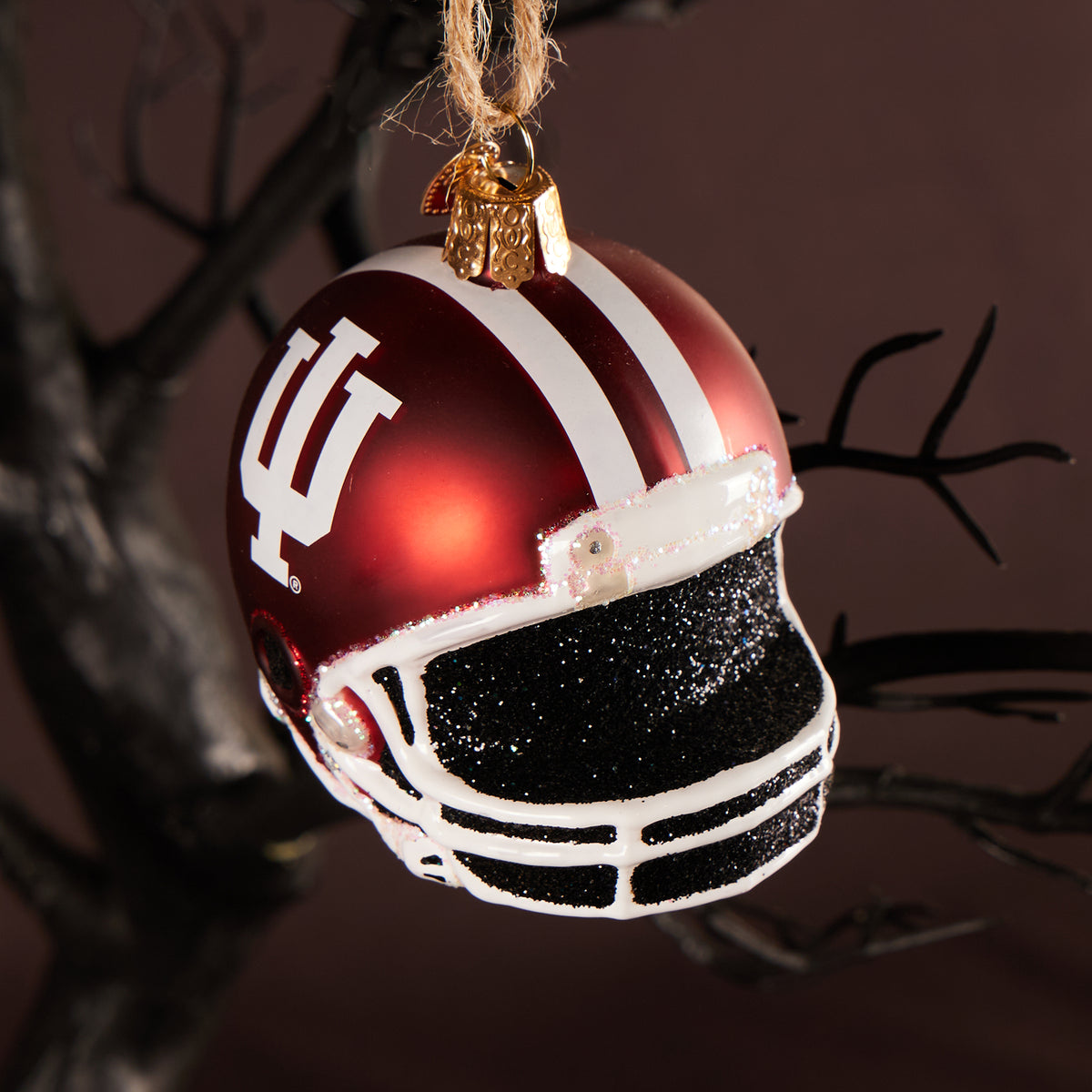 Indiana Football Helmet Ornament