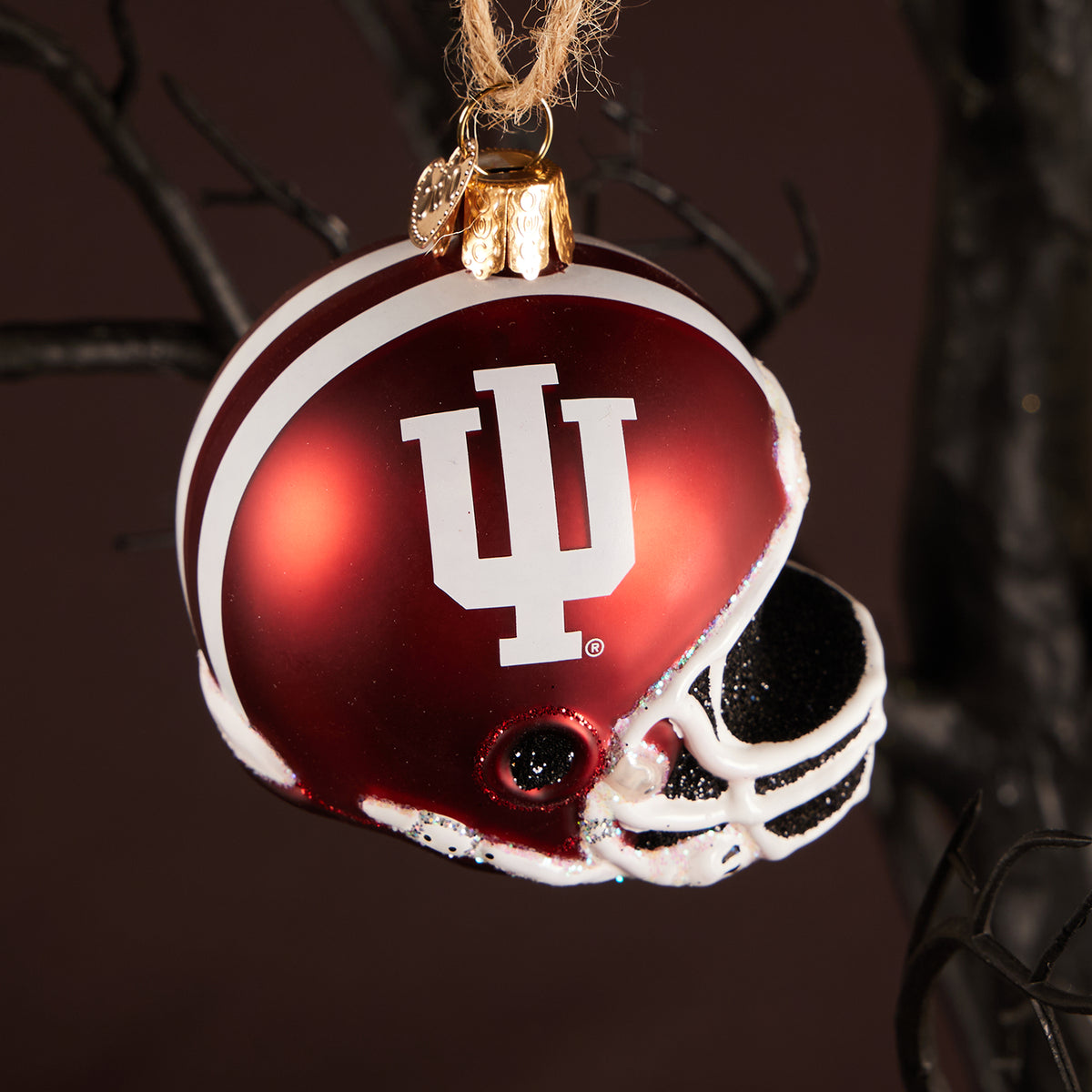 Indiana Football Helmet Ornament