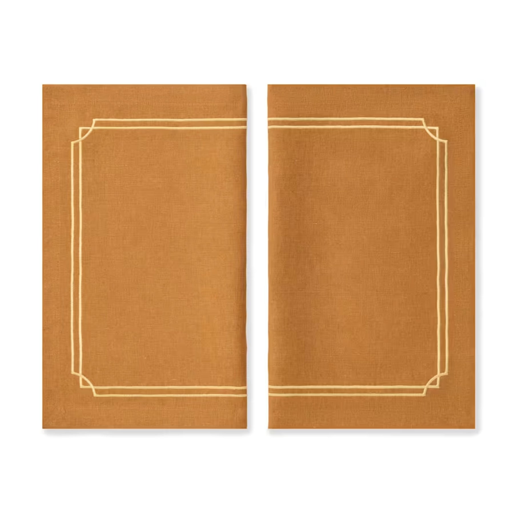 Orlis Linen Placemats Cognac (Set of 2)