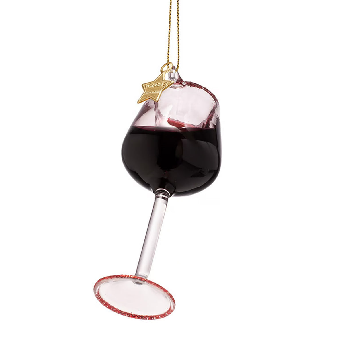 Red Wine Glass Classic Ornament