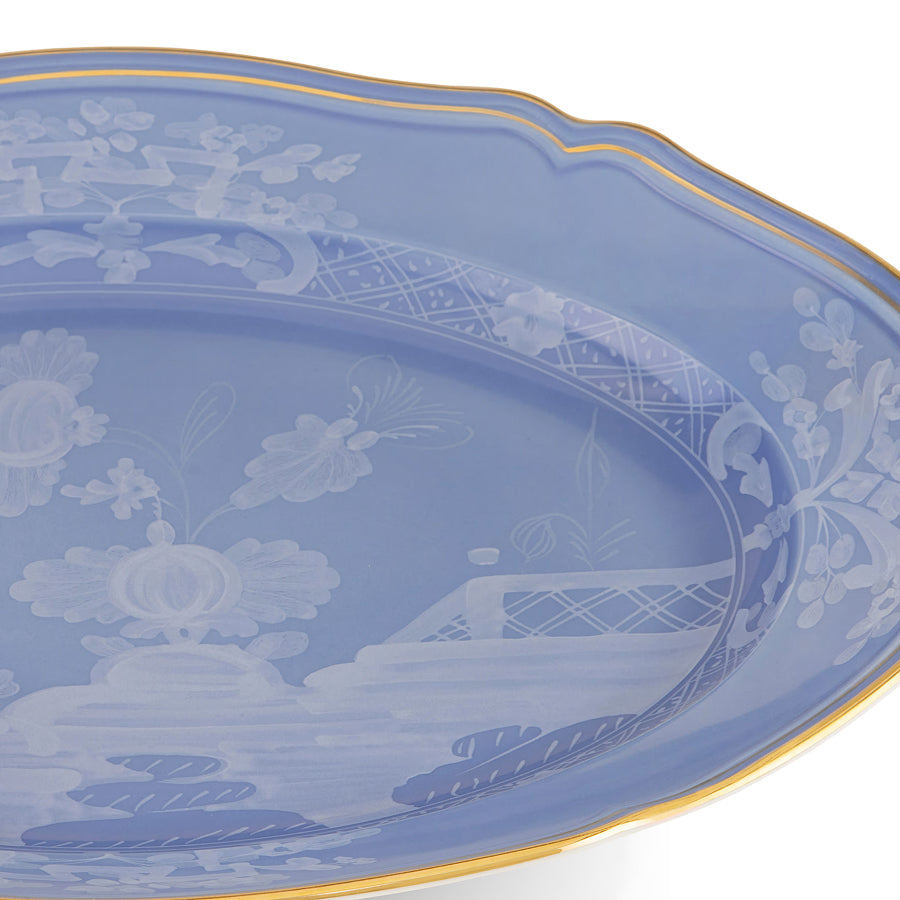Oriente Italiano Pervinca Oval Platter