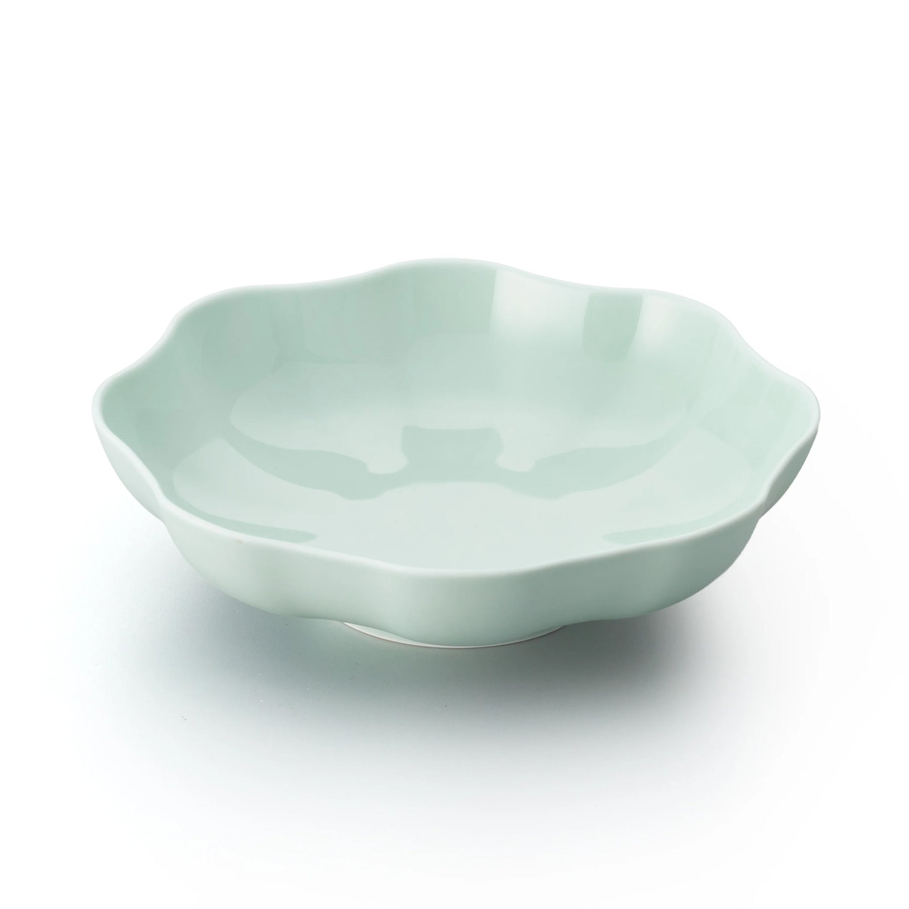 Porcelain Pottery Bowl L Cleary Aqua