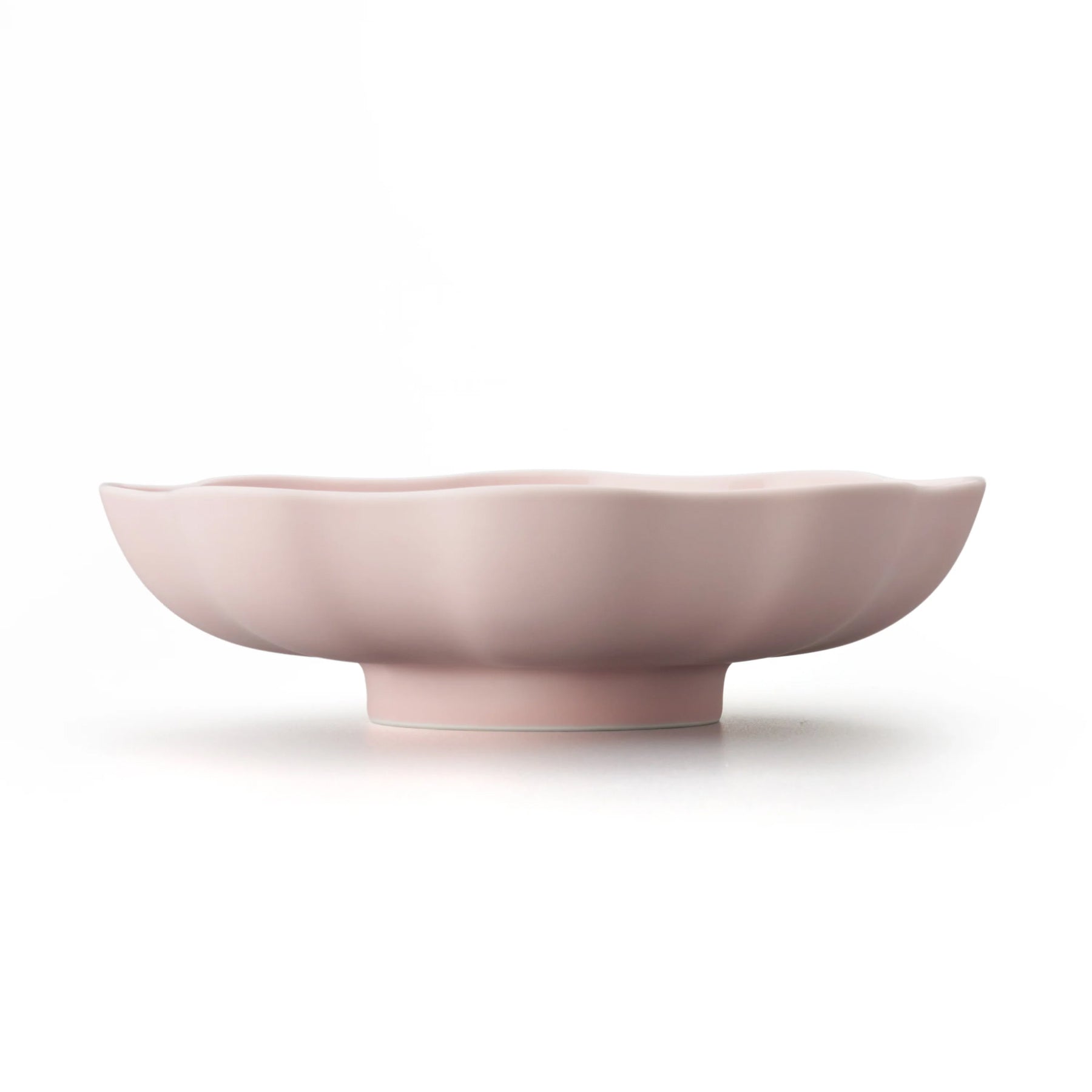 Porcelain Pottery Bowl L Eggshell Pink
