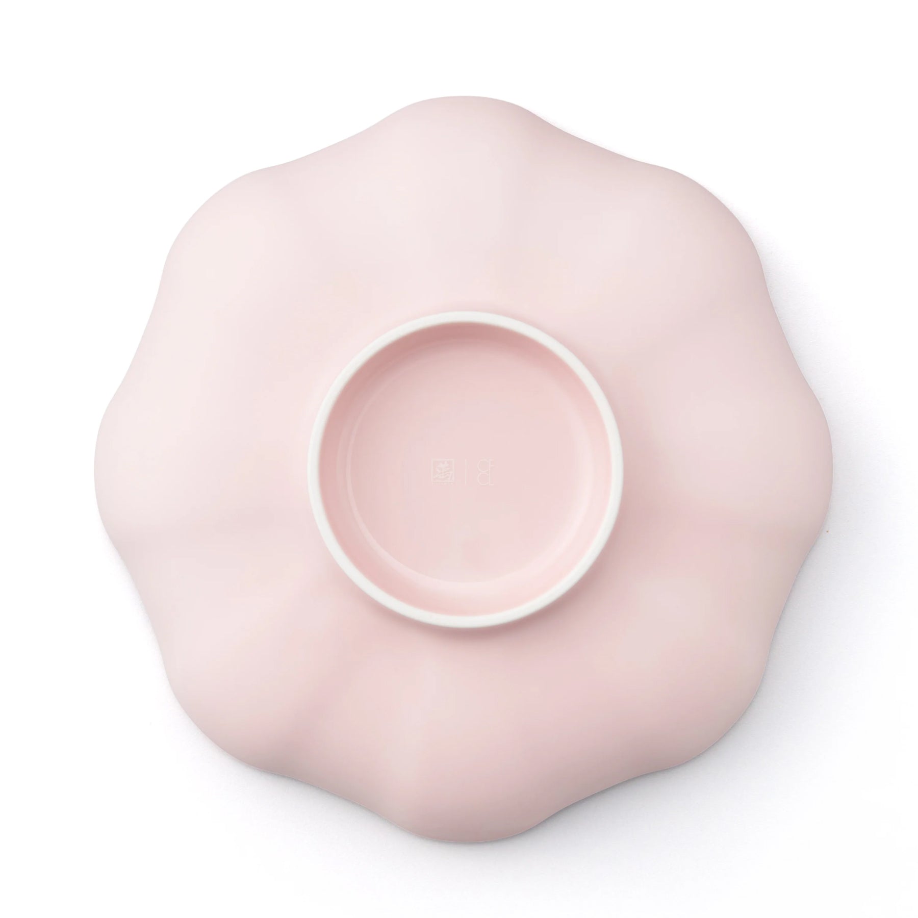 Porcelain Pottery Bowl L Eggshell Pink