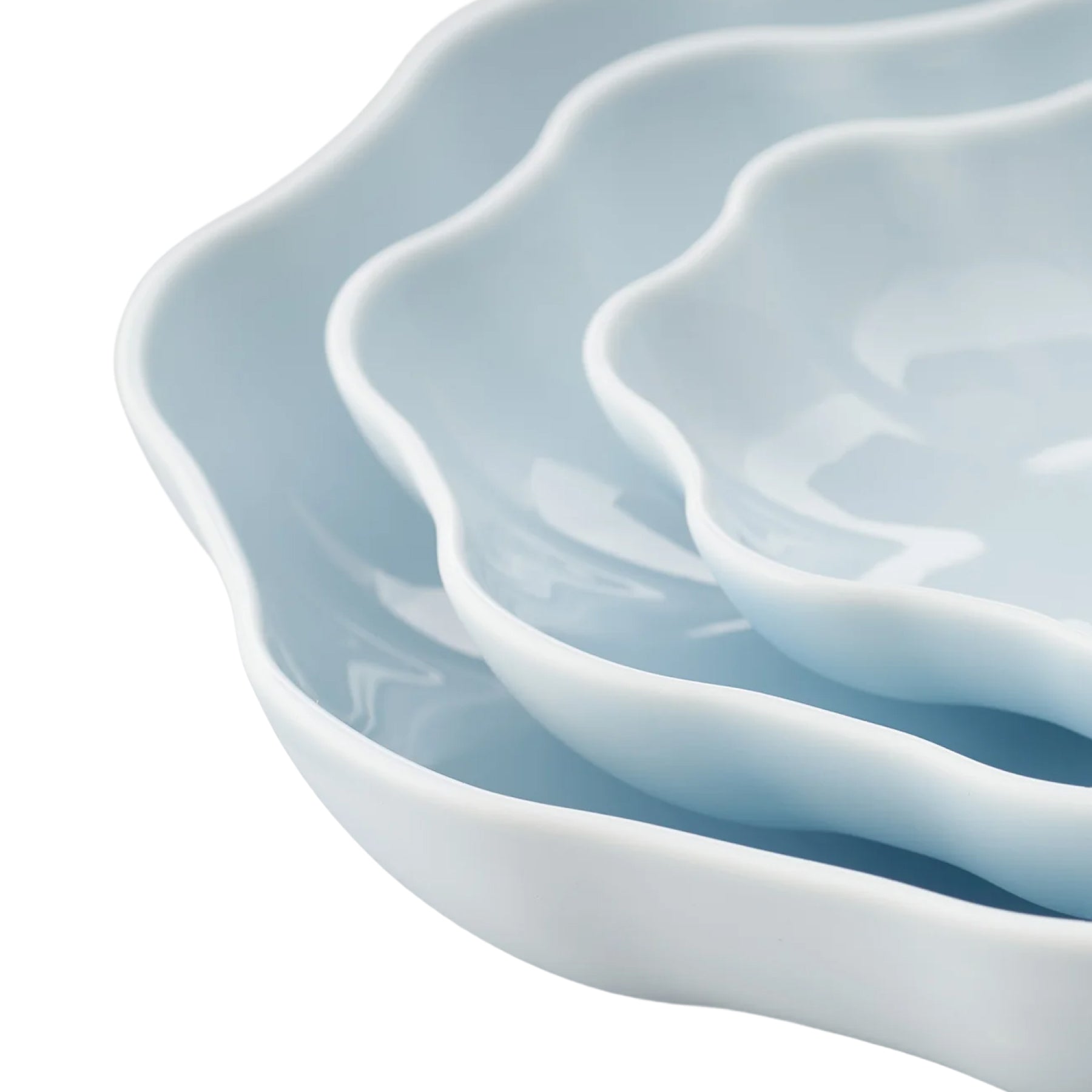 Porcelain Pottery Bowl M Opalin Blue