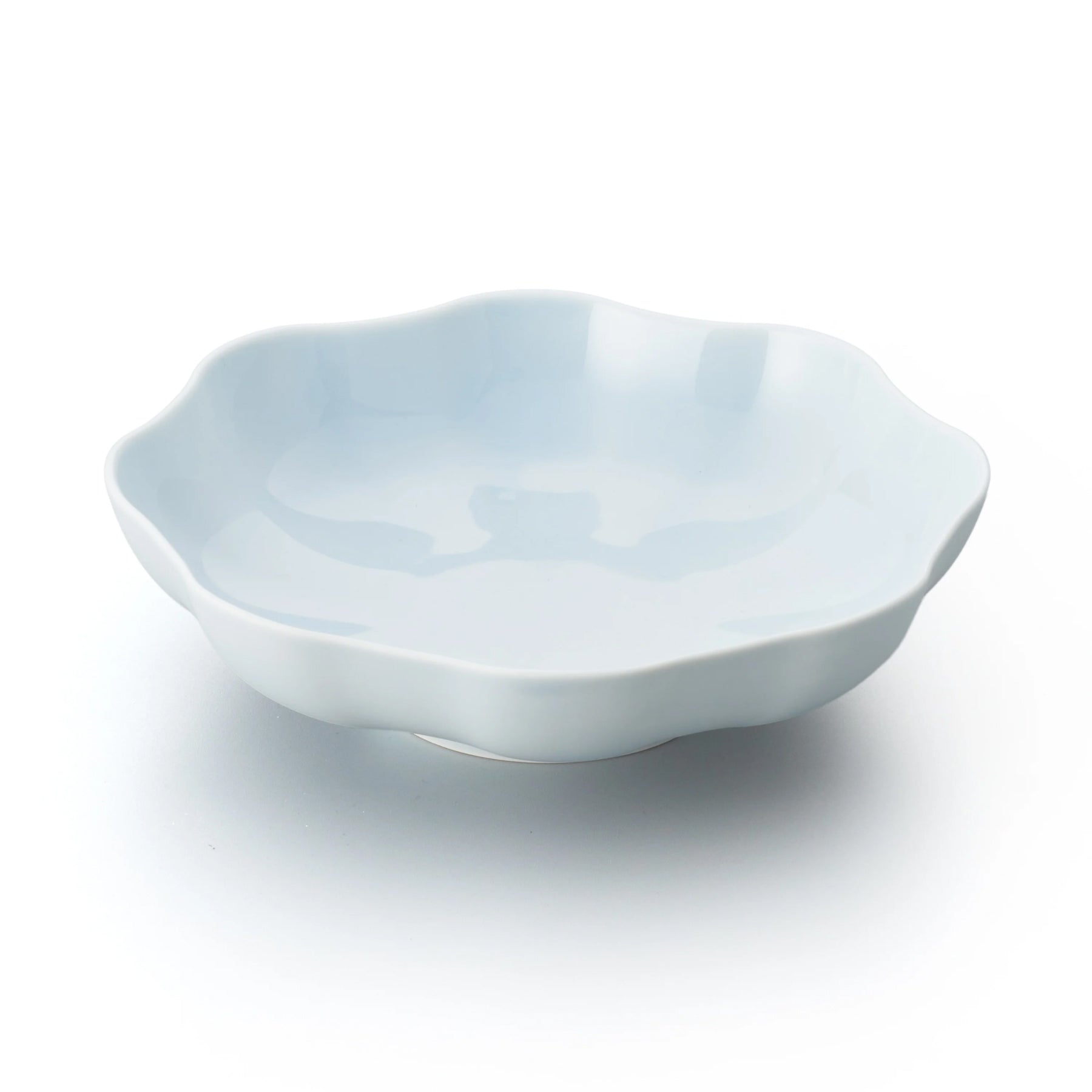 Porcelain Pottery Bowl L Opalin Blue