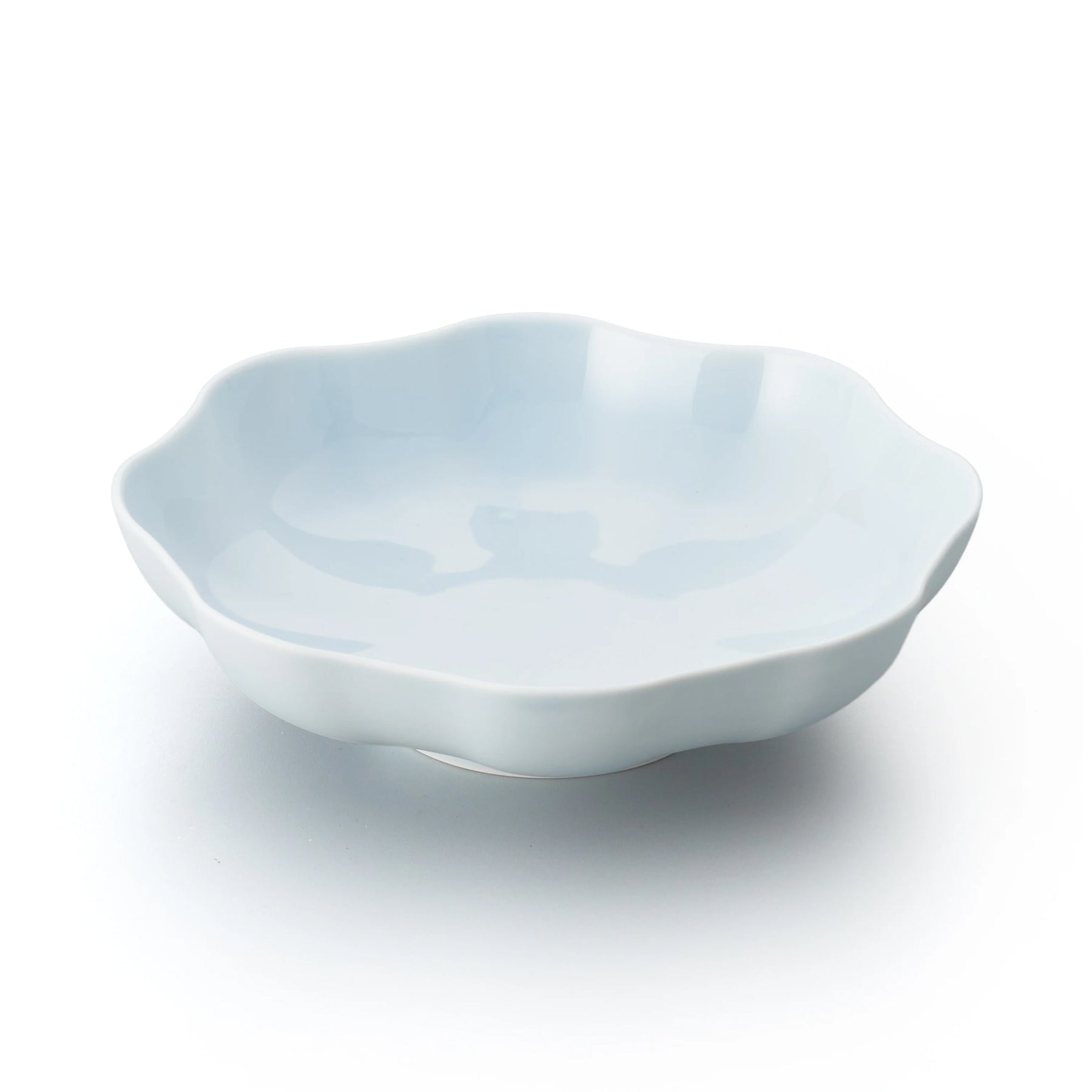 Porcelain Pottery Bowl L Opalin Blue