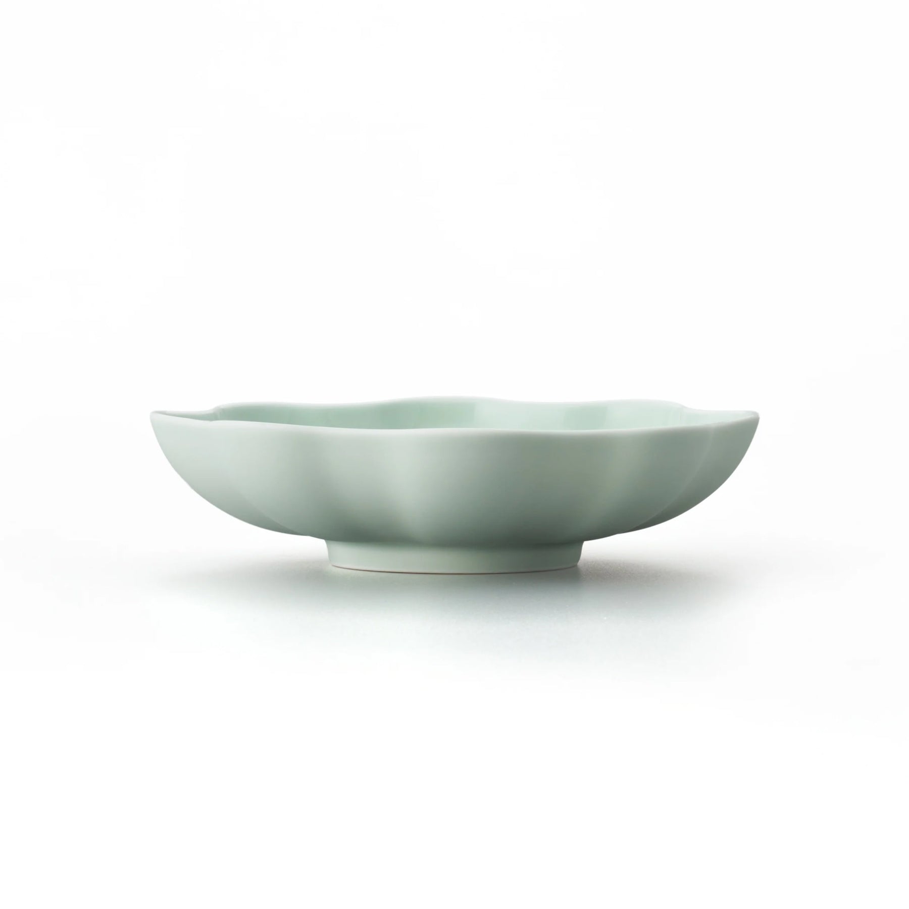 Porcelain Pottery Bowl M Clearly Aqua