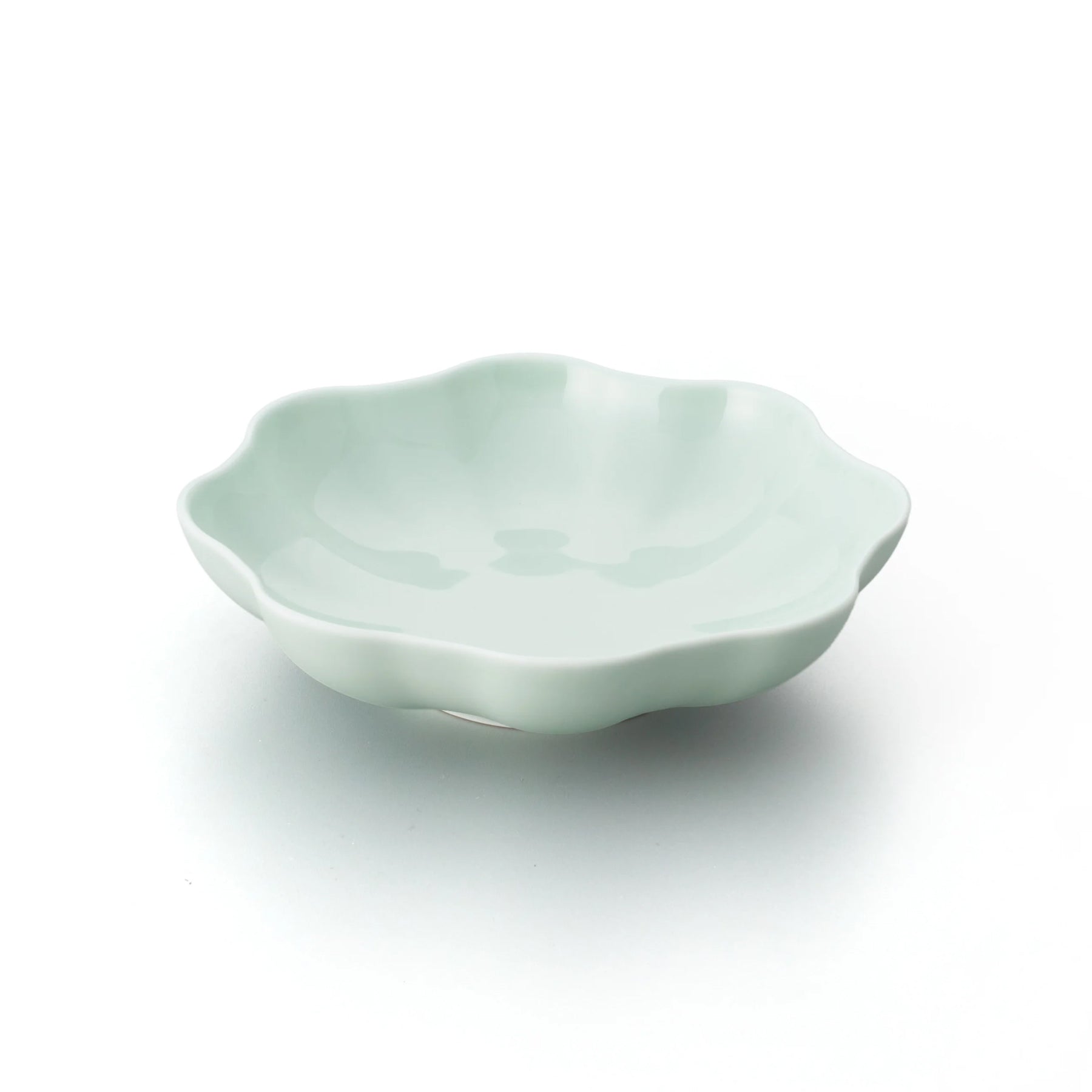 Porcelain Pottery Bowl M Clearly Aqua