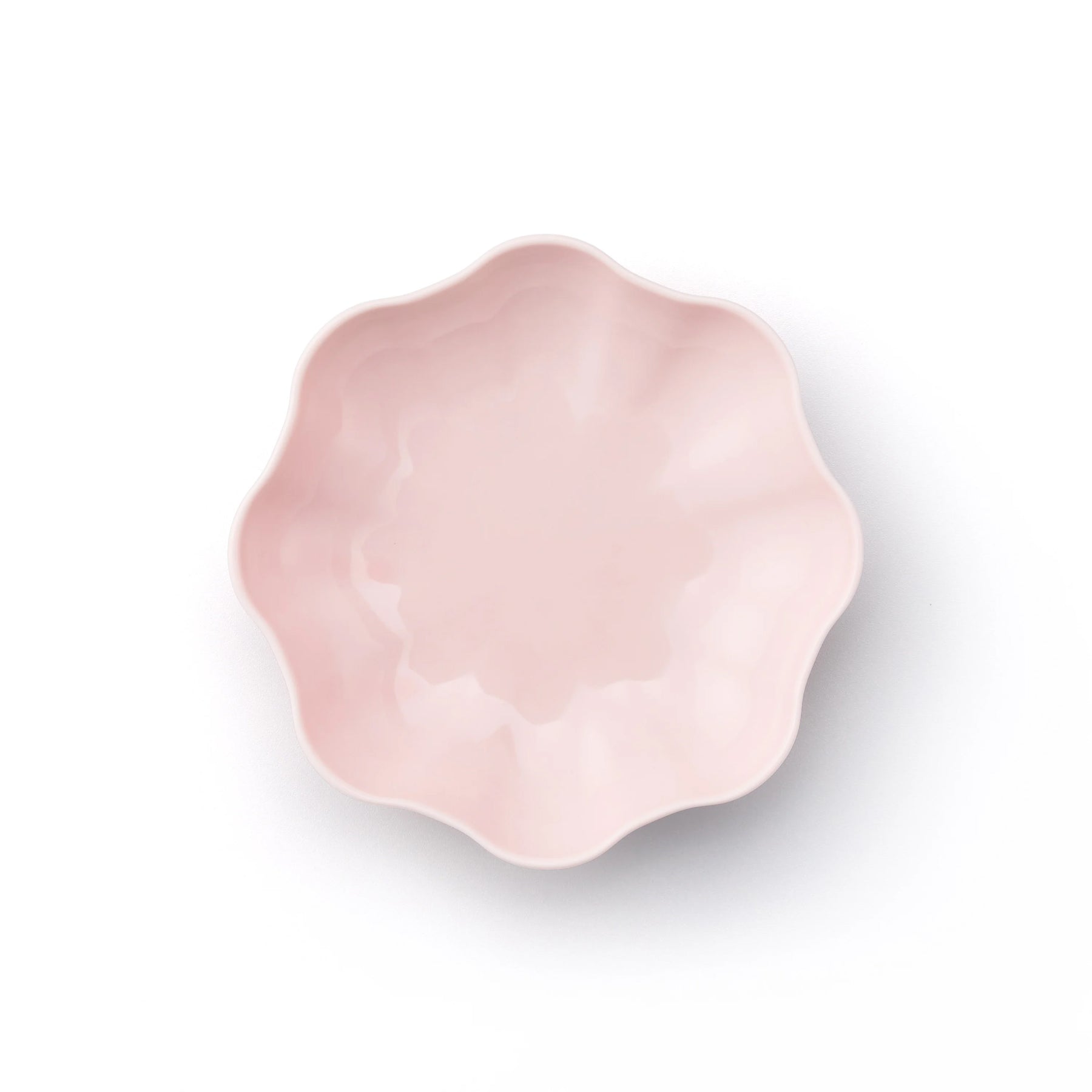 Porcelain Pottery Bowl M Eggshell Pink