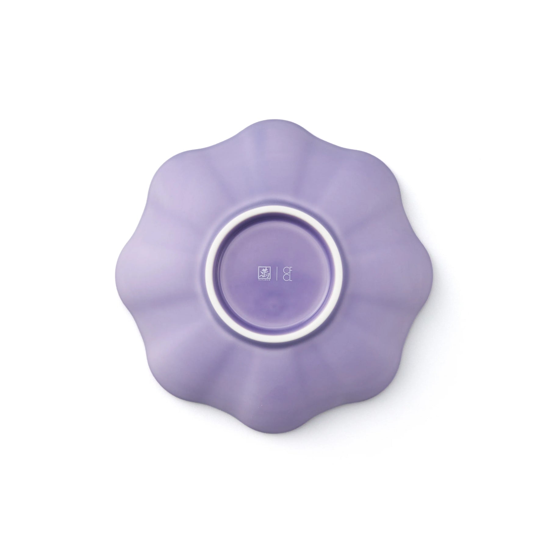 Porcelain Pottery Bowl M Lavender Frost